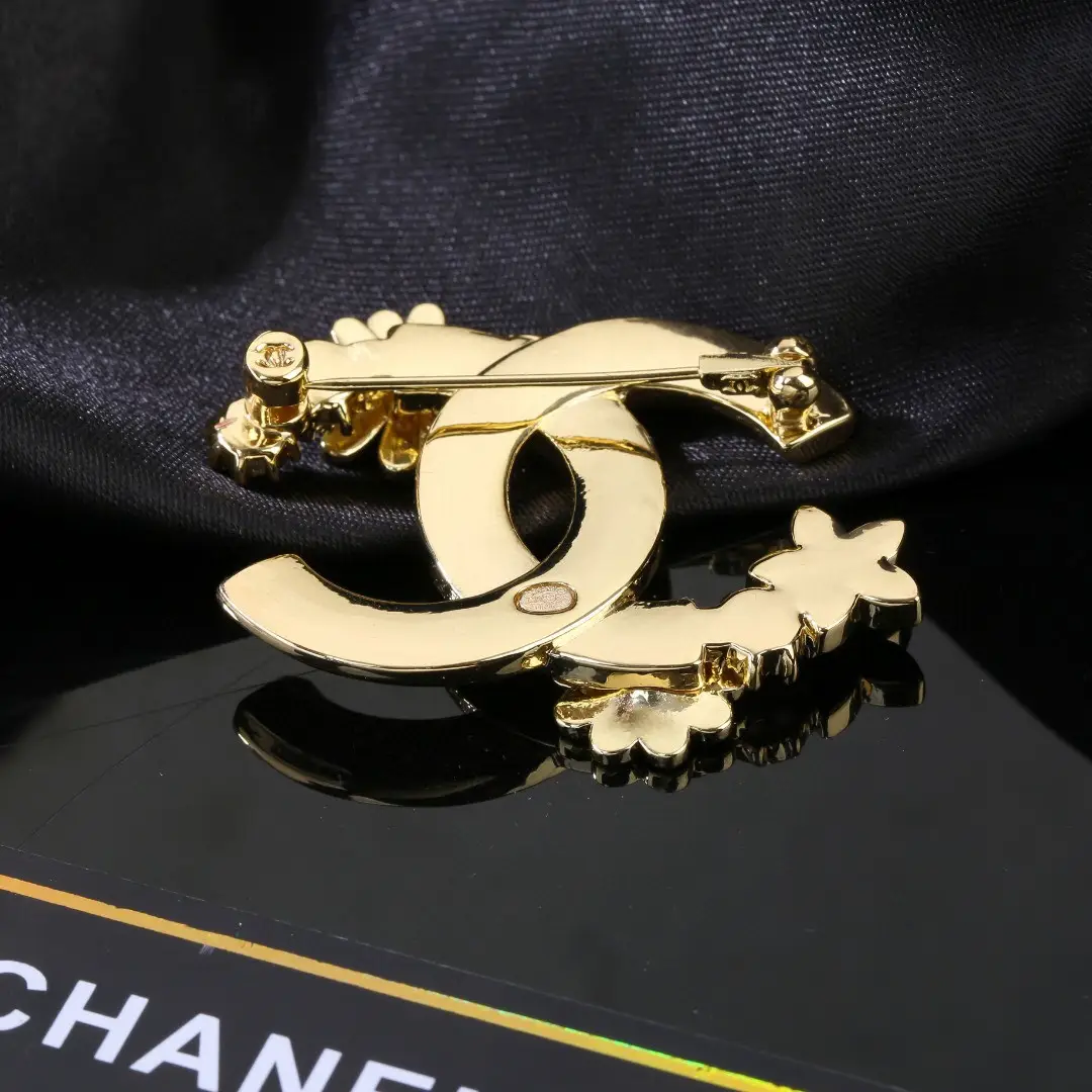 Chanel Diamond Petal Brooch