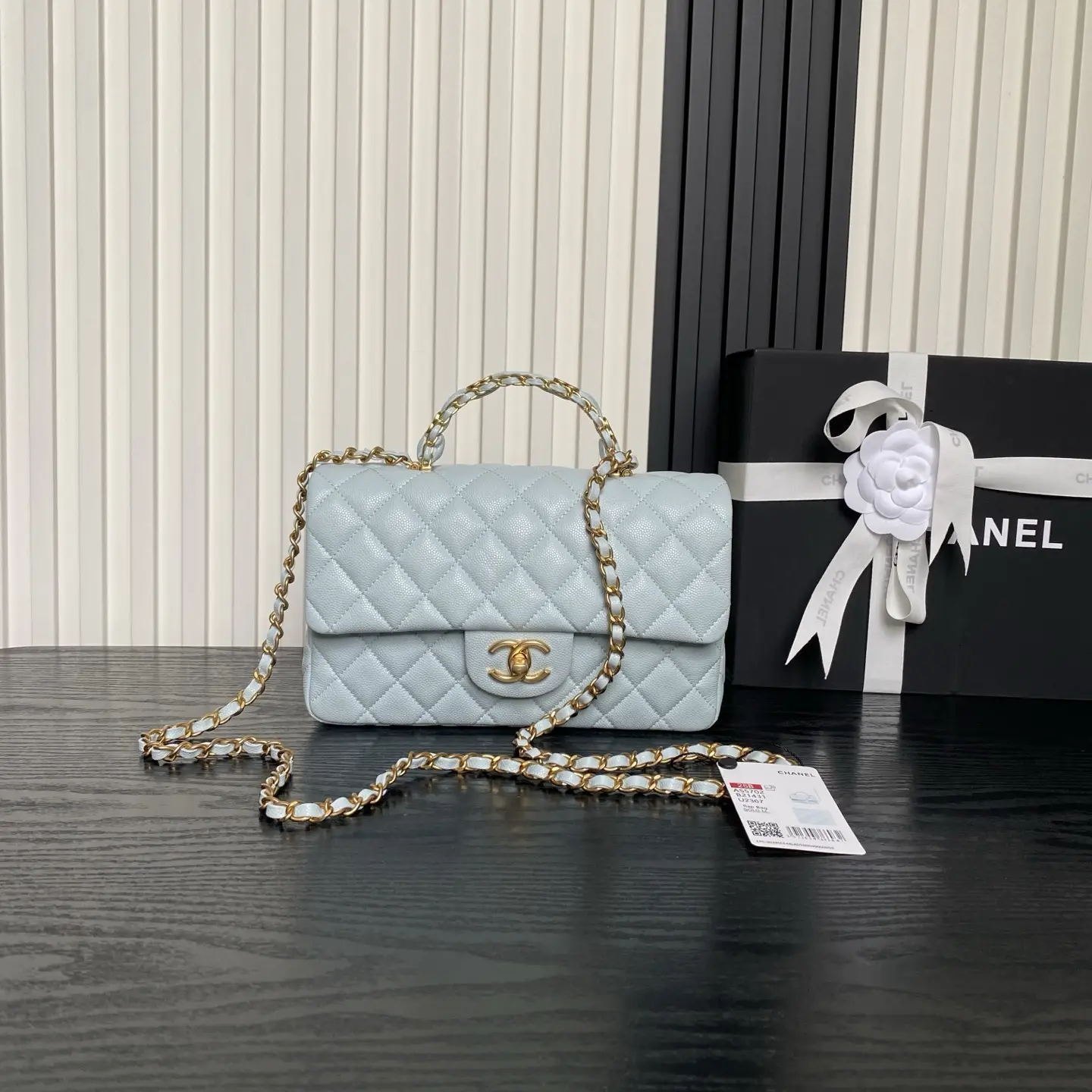 Chanel Flap Bag AS5702 Light Blue