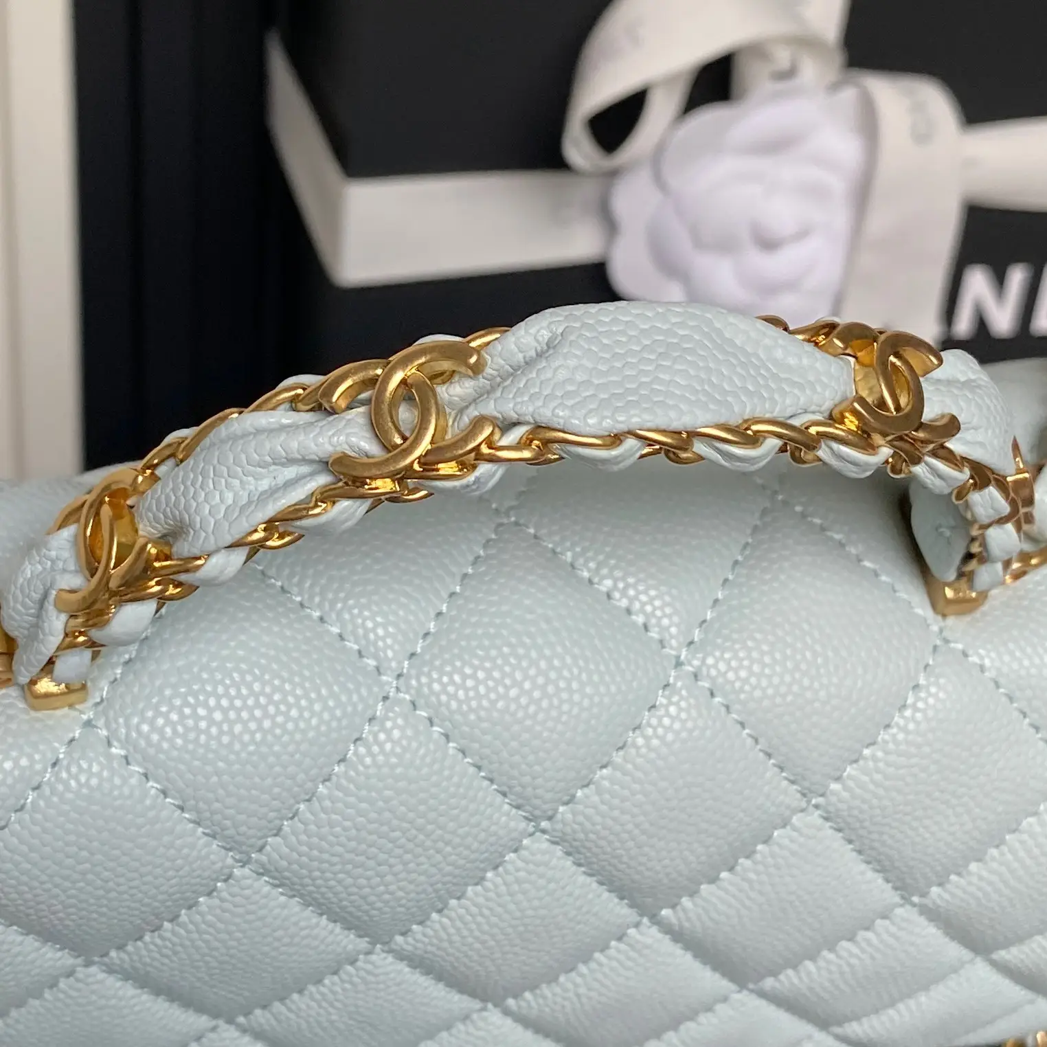 Chanel Flap Bag AS5702 Light Blue
