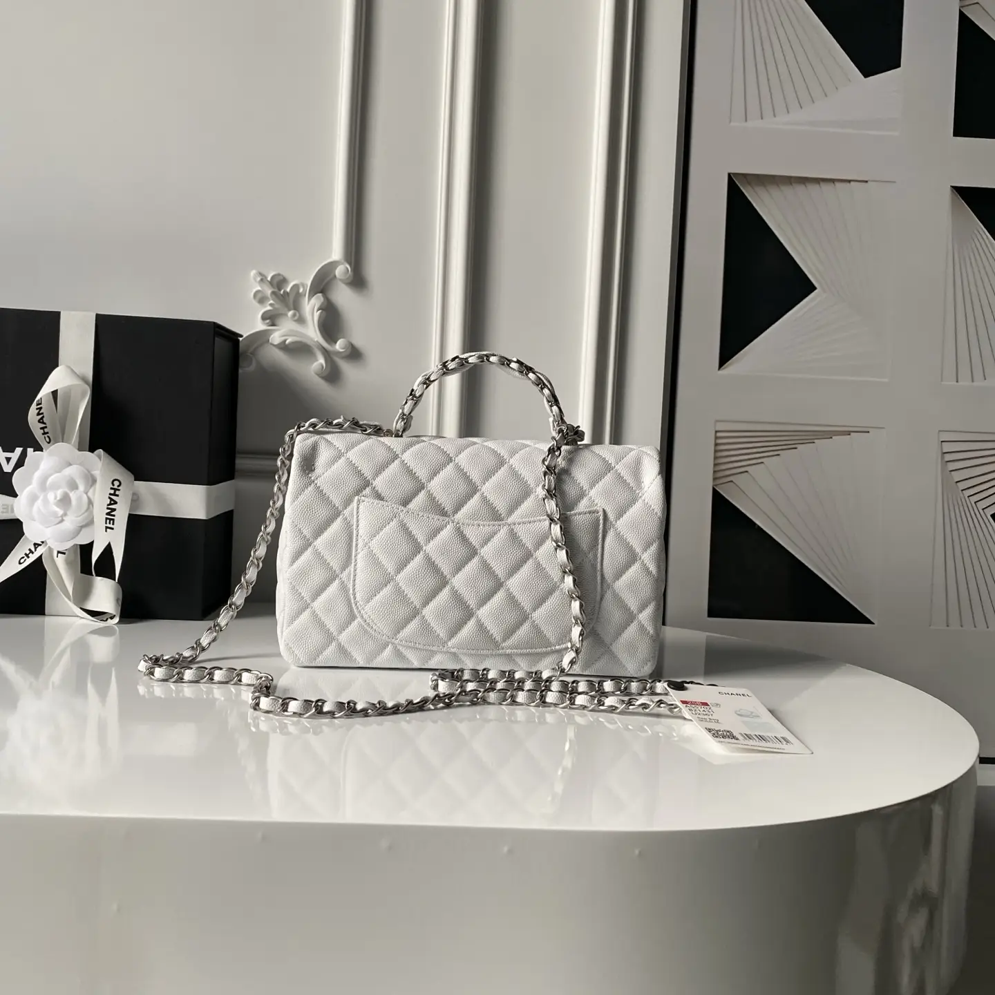 Chanel Flap Bag AS5702 White