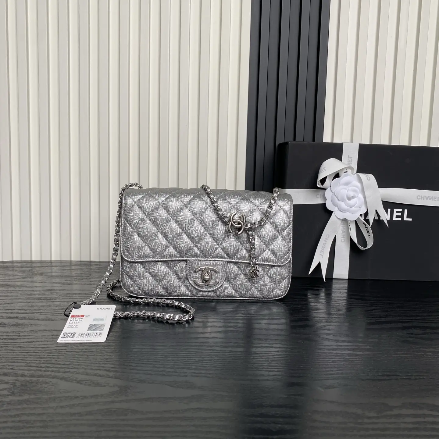 Chanel Flap Bag AS5756 Silver