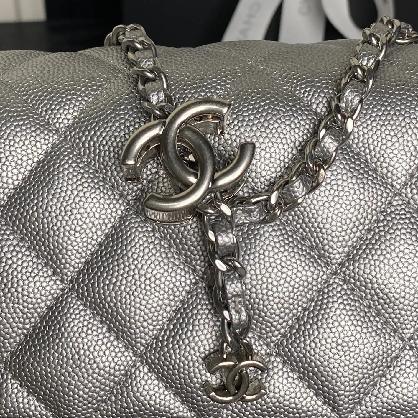 Chanel Flap Bag AS5756 Silver