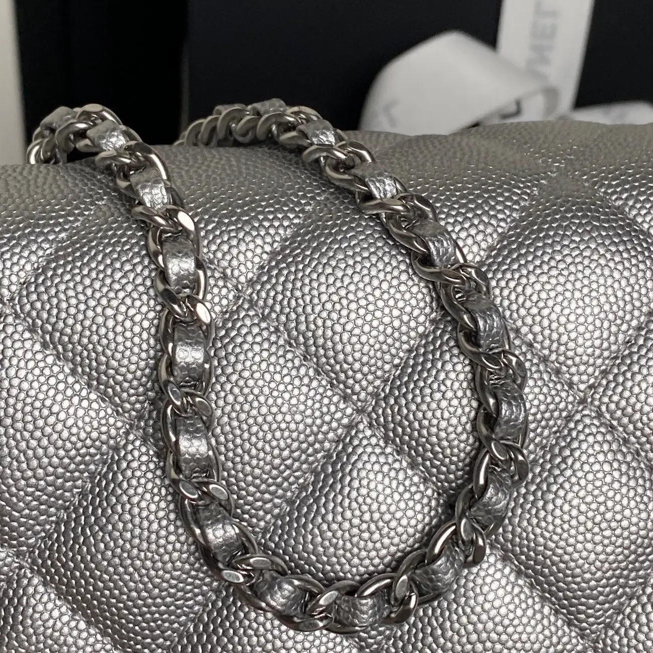 Chanel Flap Bag AS5756 Silver