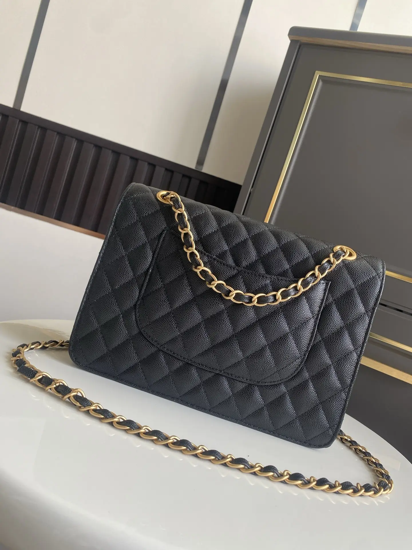 Chanel Flap Bag Double Pocket AS5695 Black