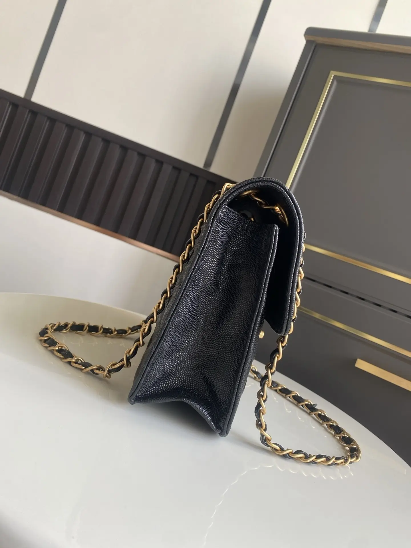 Chanel Flap Bag Double Pocket AS5695 Black