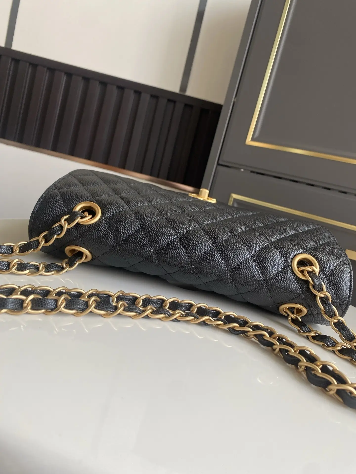 Chanel Flap Bag Double Pocket AS5695 Black