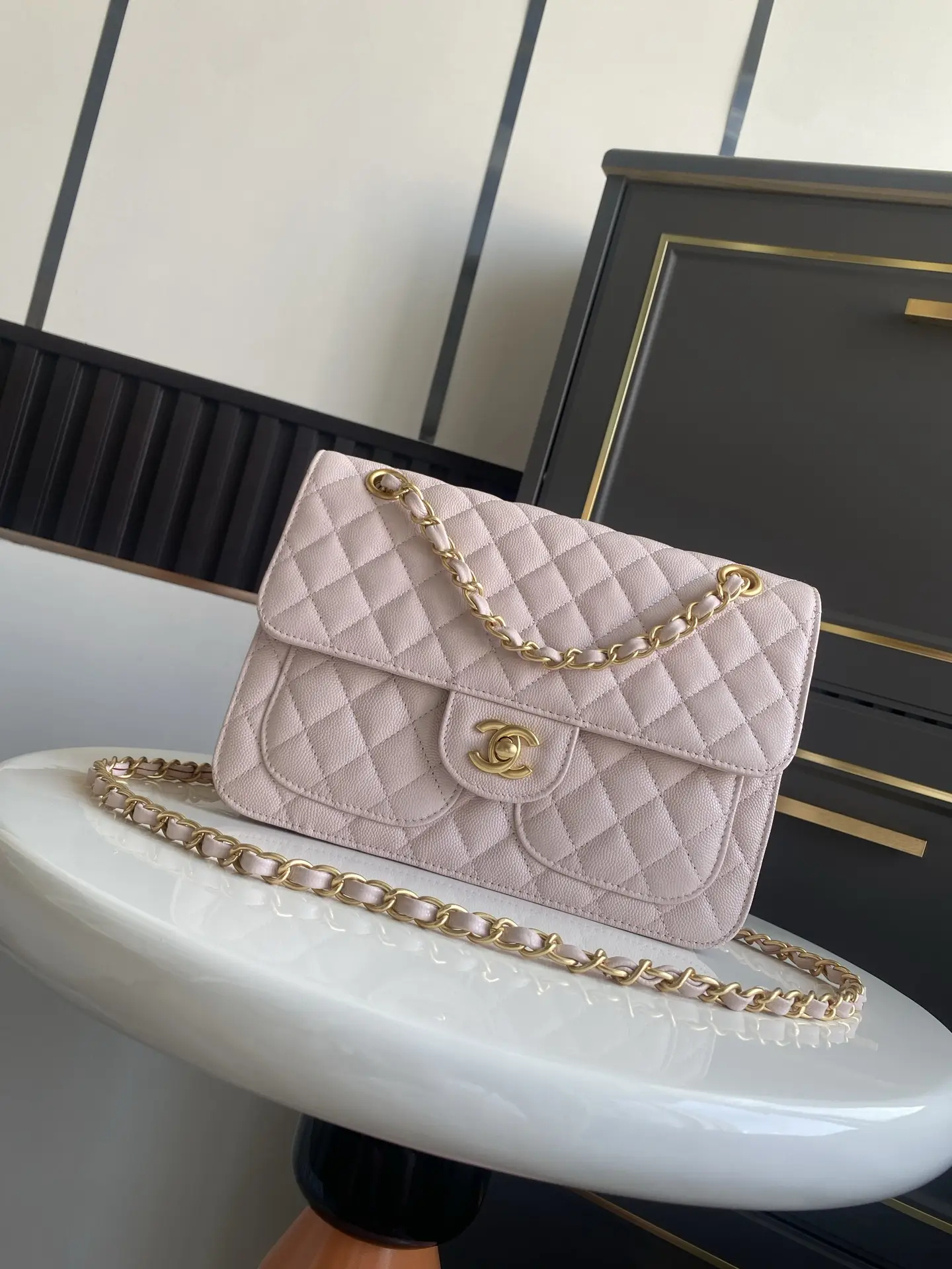 Chanel Flap Bag Double Pocket AS5695 Pink