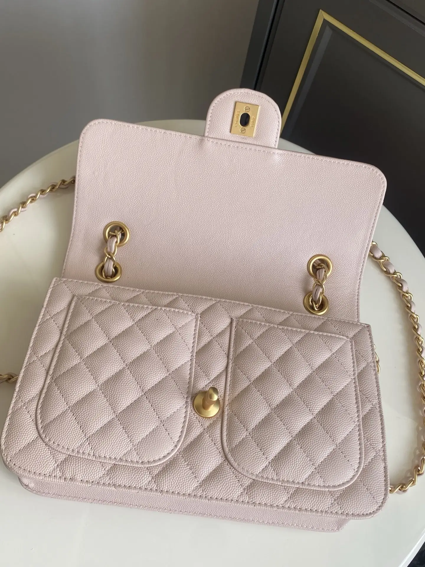 Chanel Flap Bag Double Pocket AS5695 Pink