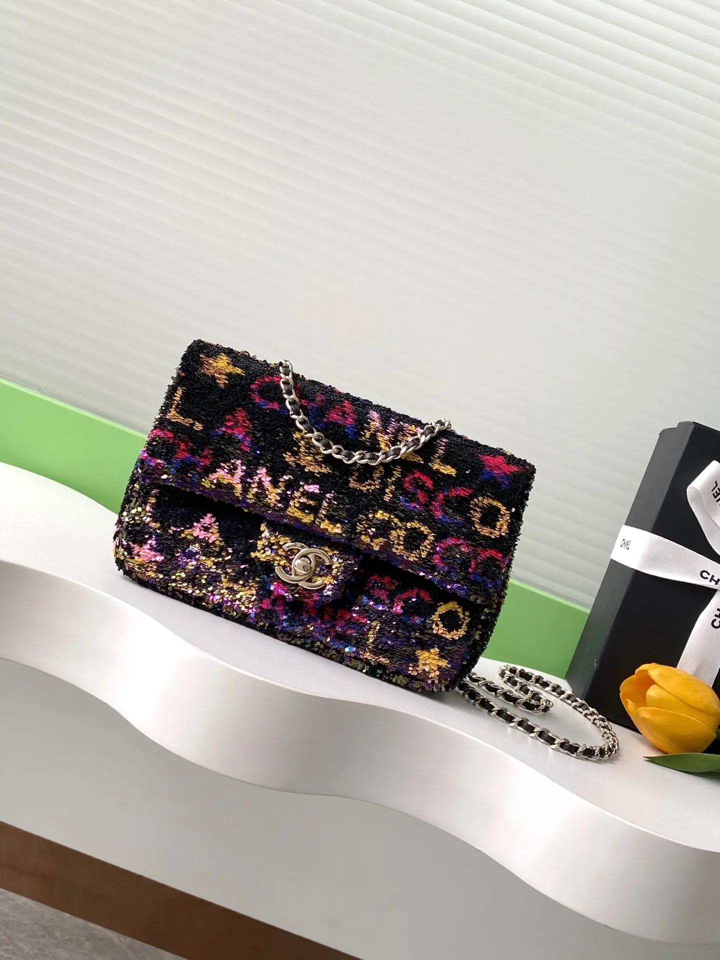 Chanel Flap Bag Sequins AS4561