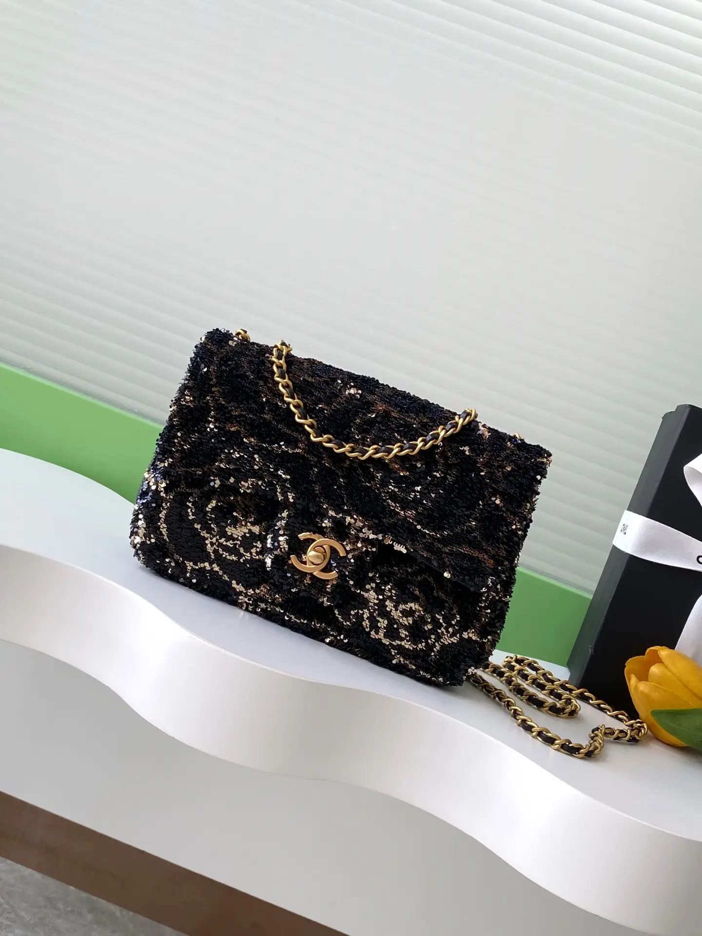 Chanel Flap Bag Sequins AS4561