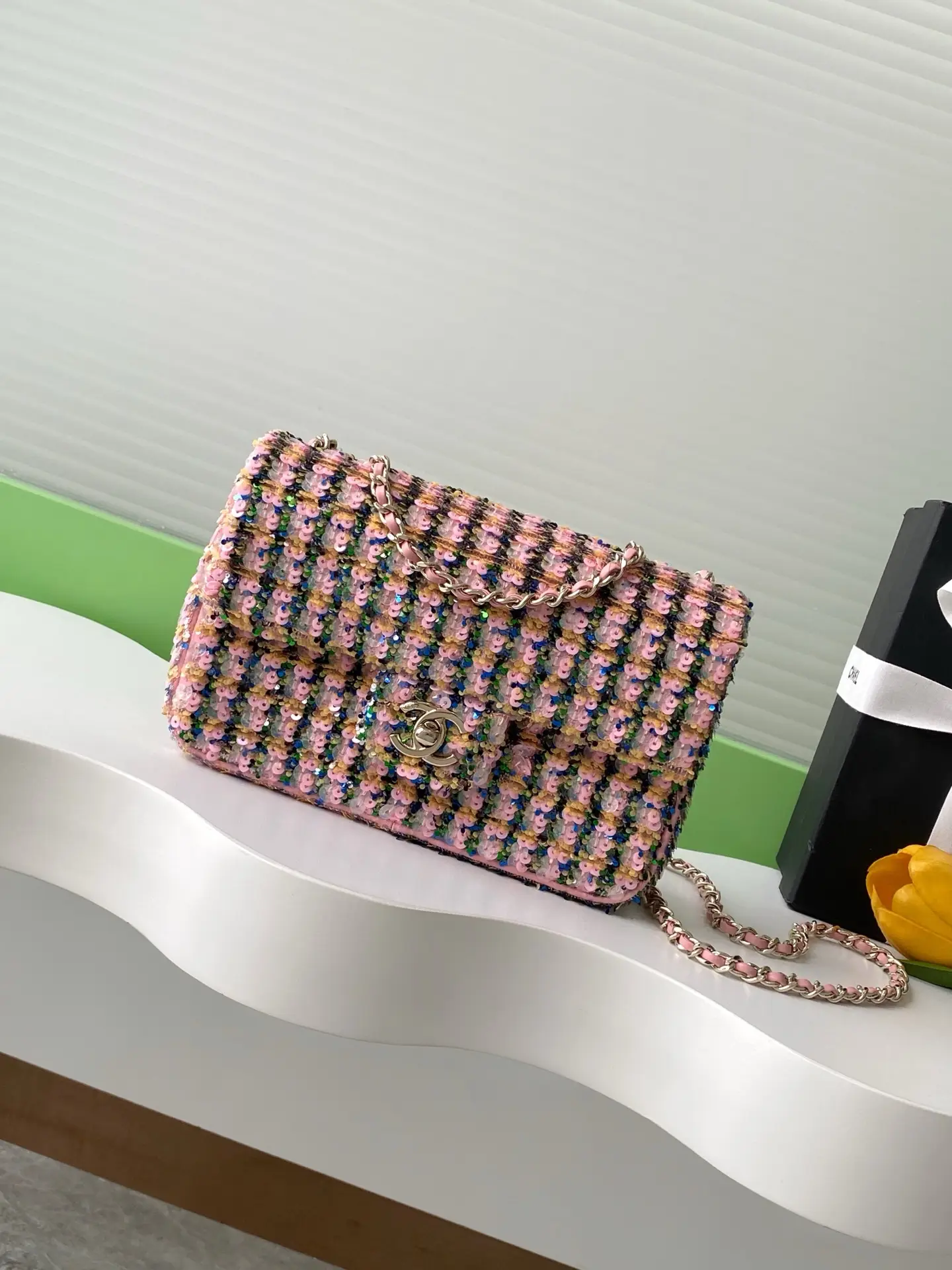 Chanel Flap Bag Sequins AS4561