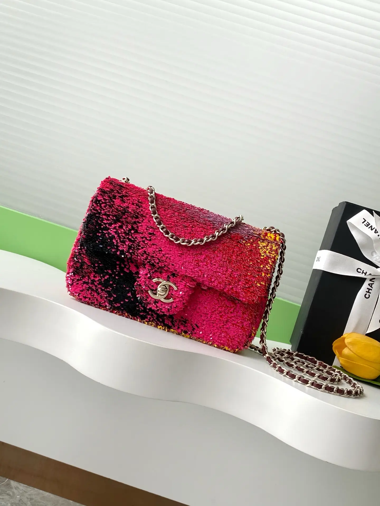Chanel Flap Bag Sequins AS4561