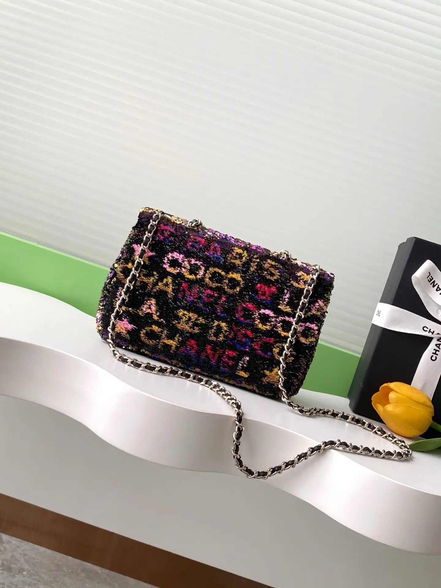 Chanel Flap Bag Sequins AS4561