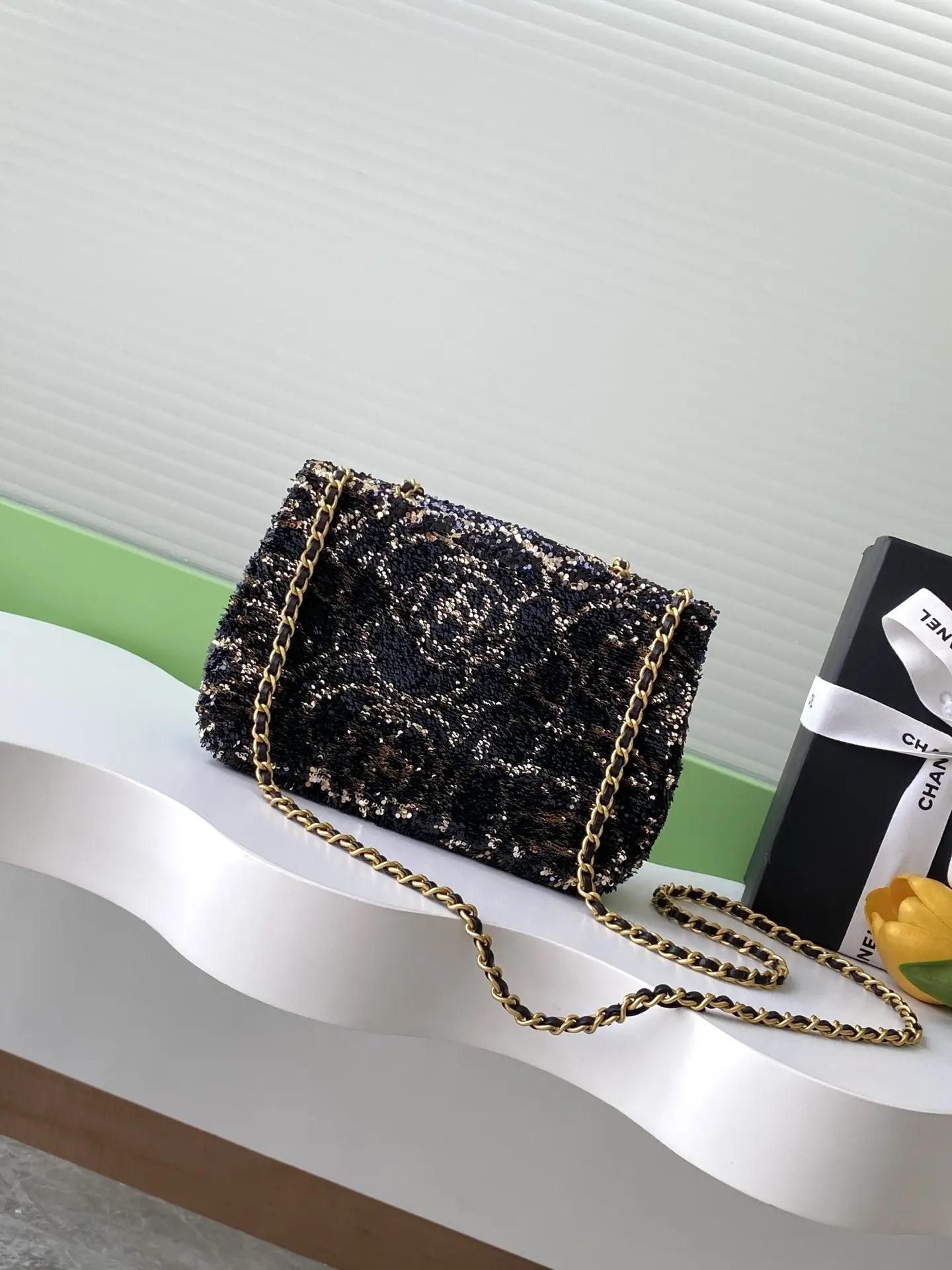 Chanel Flap Bag Sequins AS4561