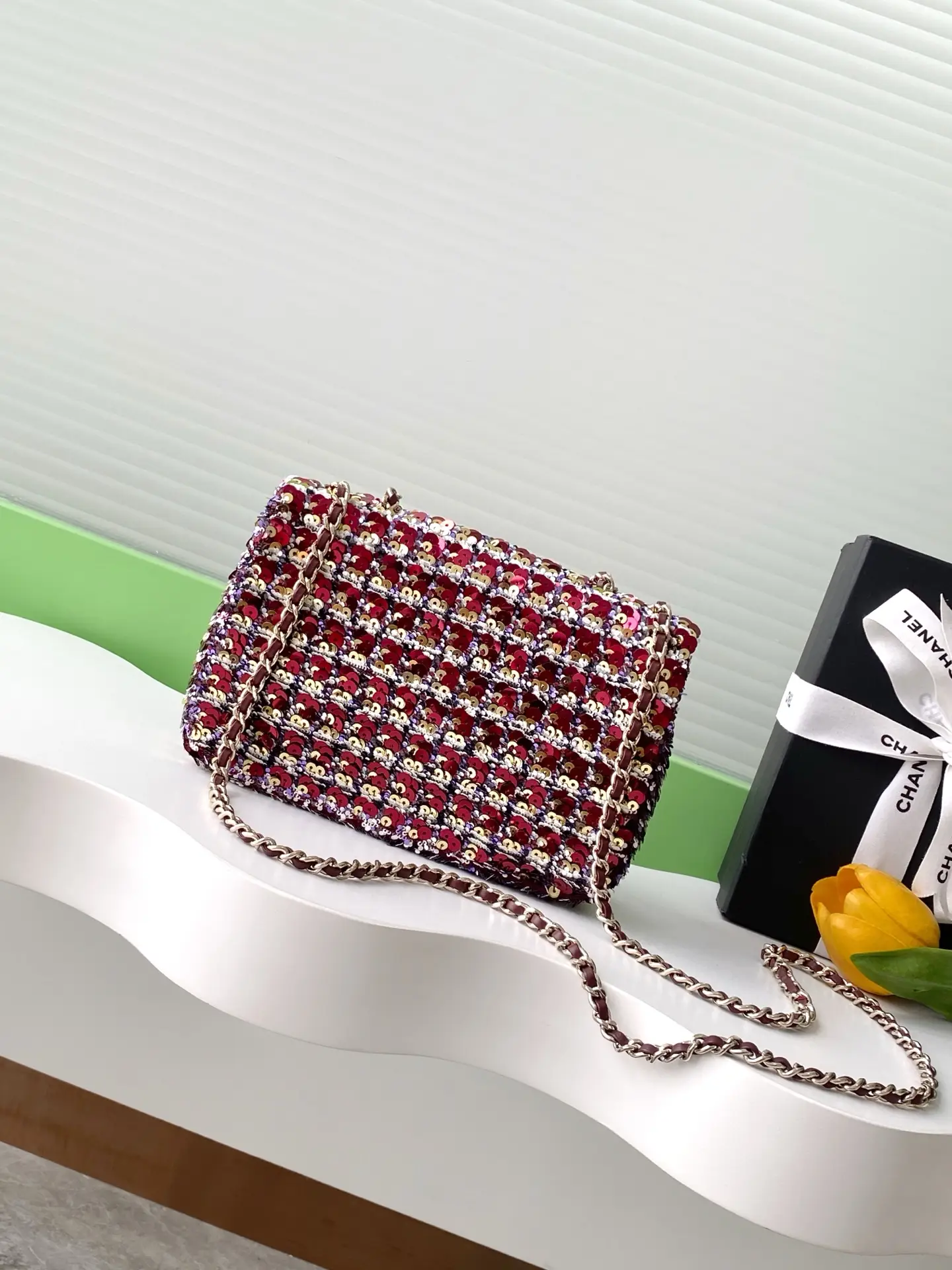 Chanel Flap Bag Sequins AS4561