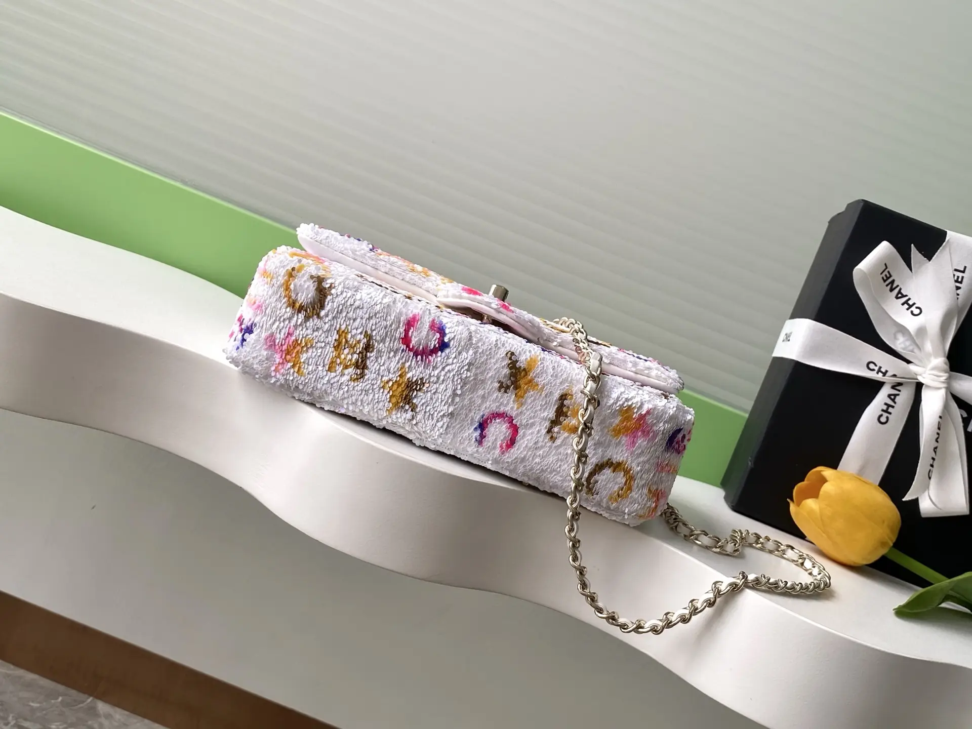 Chanel Flap Bag Sequins AS4561