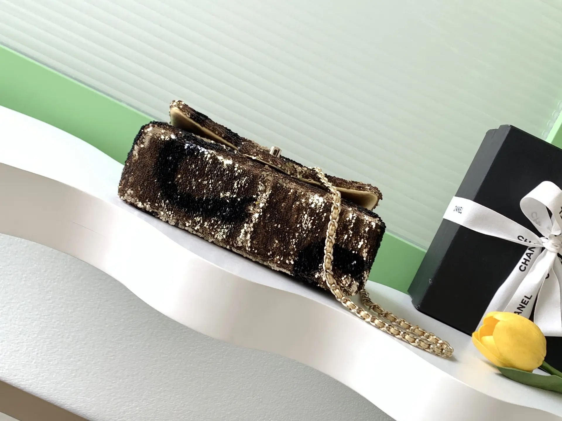 Chanel Flap Bag Sequins AS4561