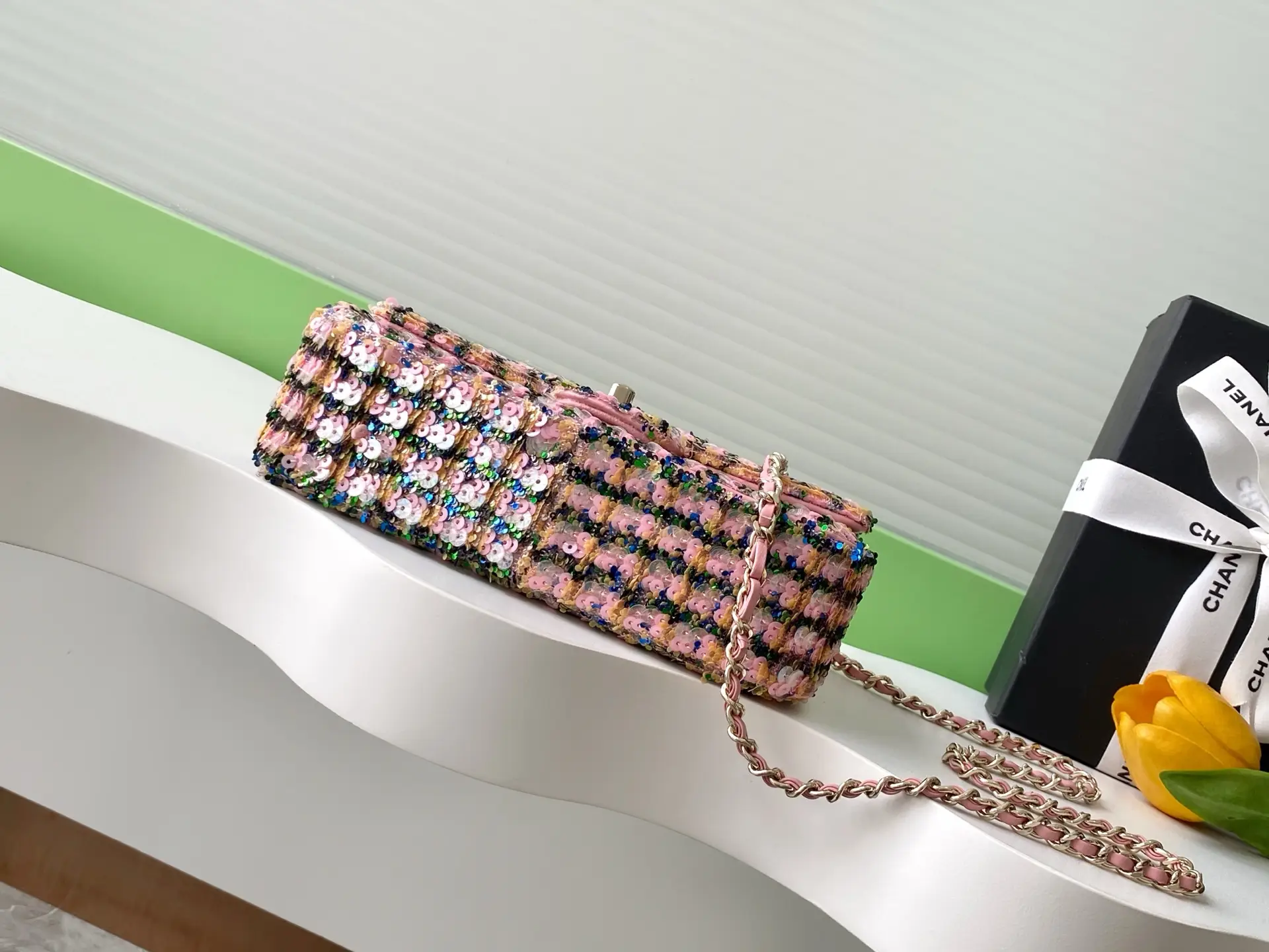 Chanel Flap Bag Sequins AS4561