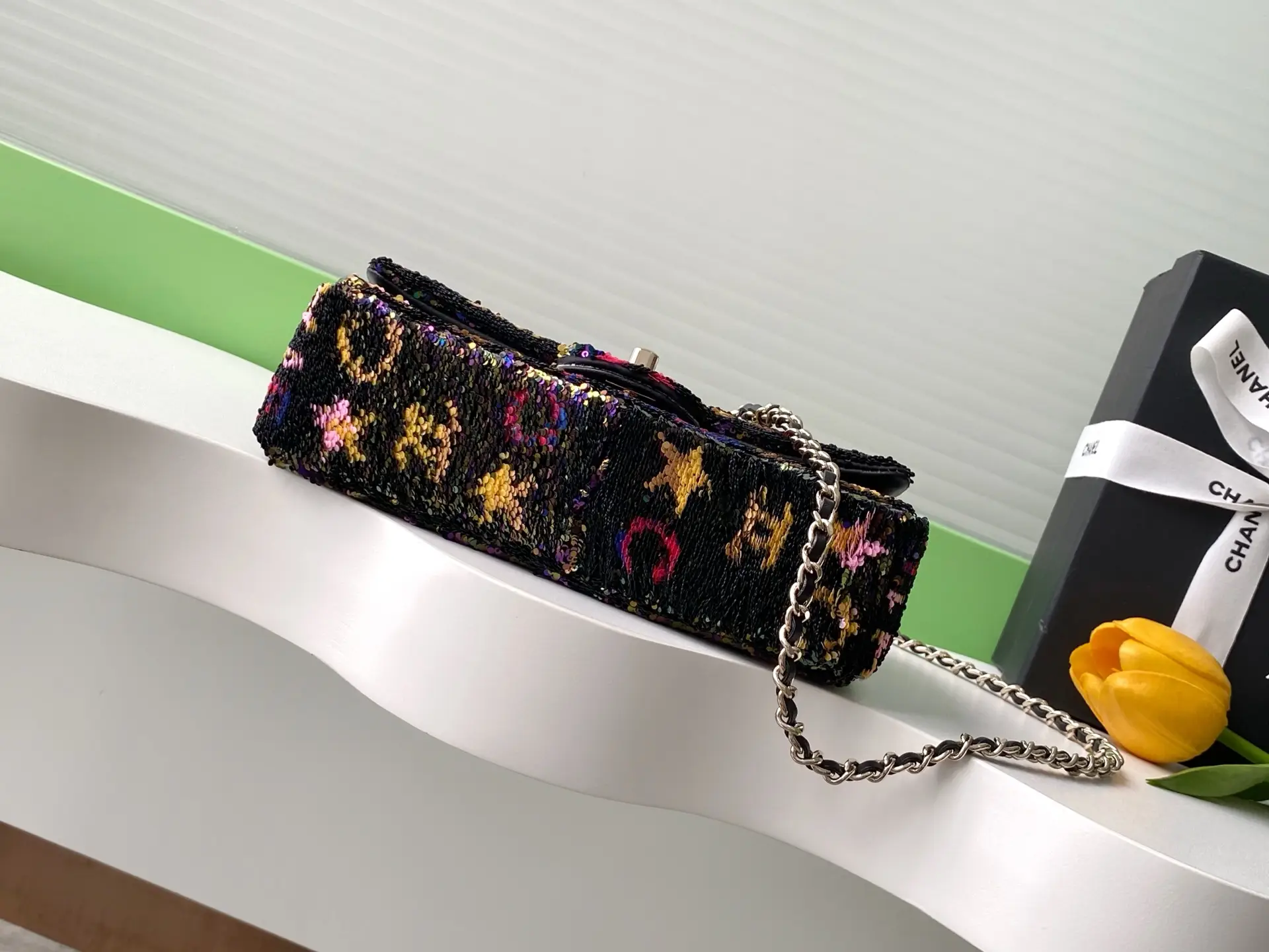 Chanel Flap Bag Sequins AS4561