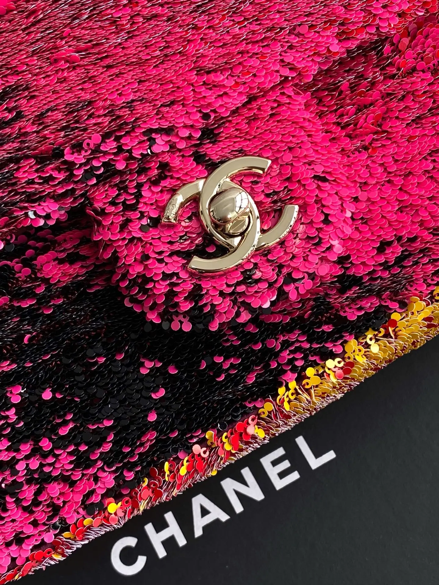 Chanel Flap Bag Sequins AS4561