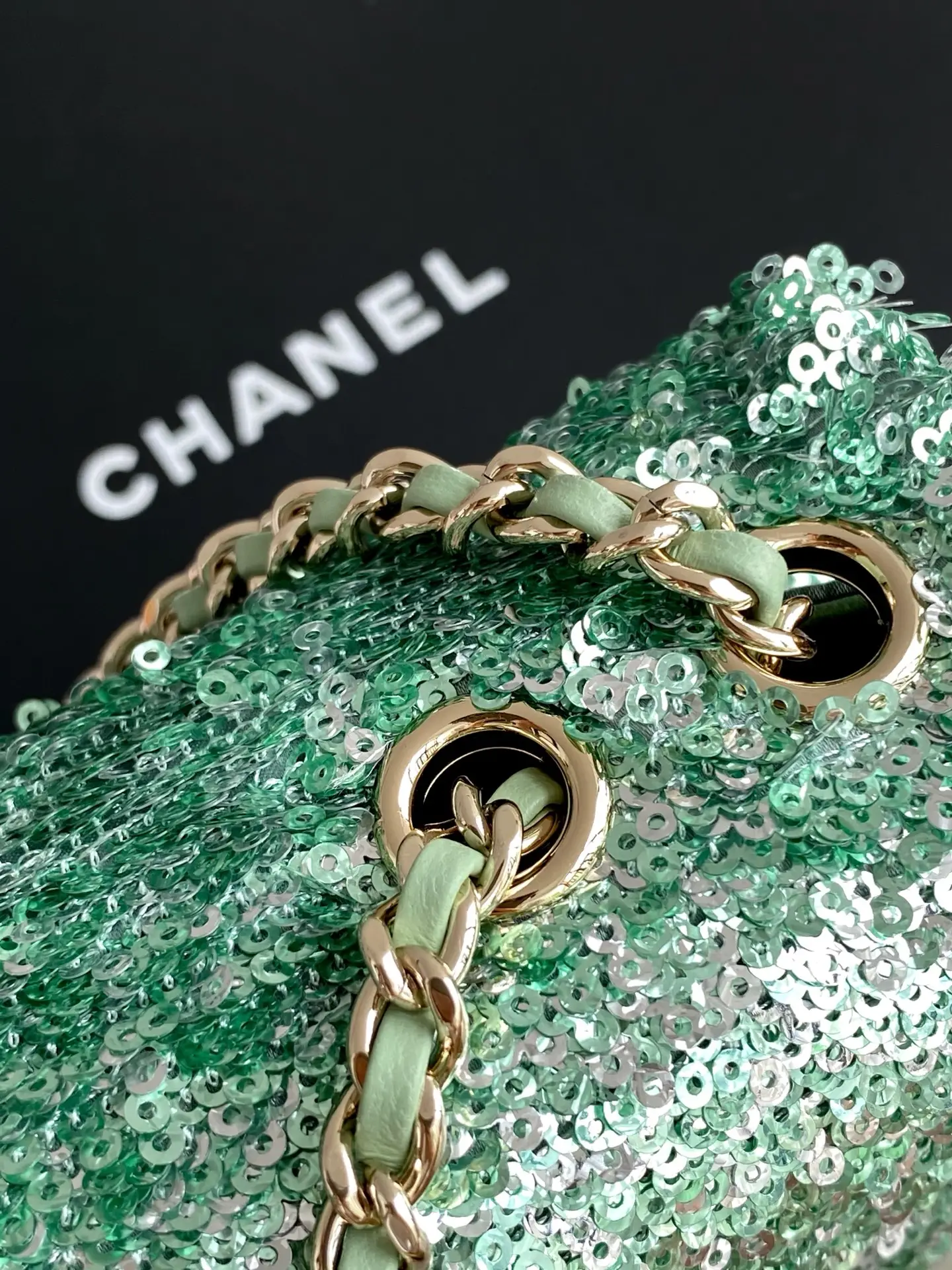 Chanel Flap Bag Sequins AS4561