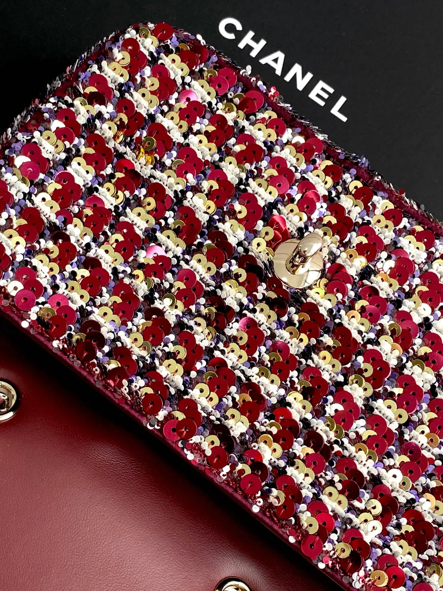 Chanel Flap Bag Sequins AS4561