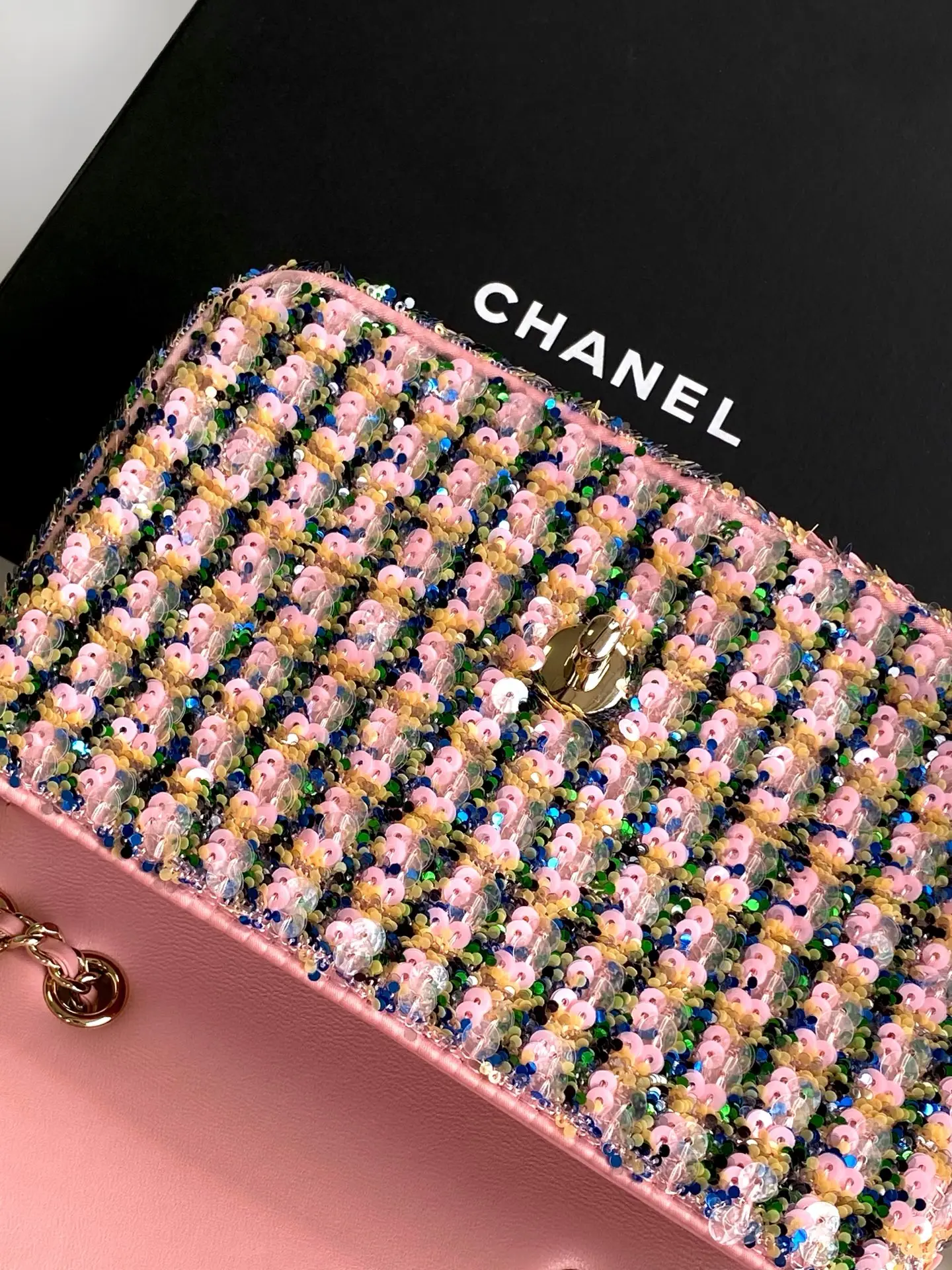 Chanel Flap Bag Sequins AS4561