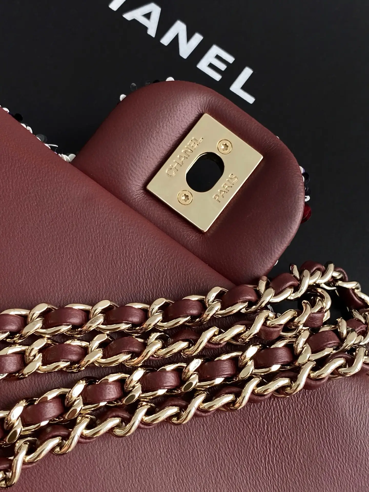 Chanel Flap Bag Sequins AS4561