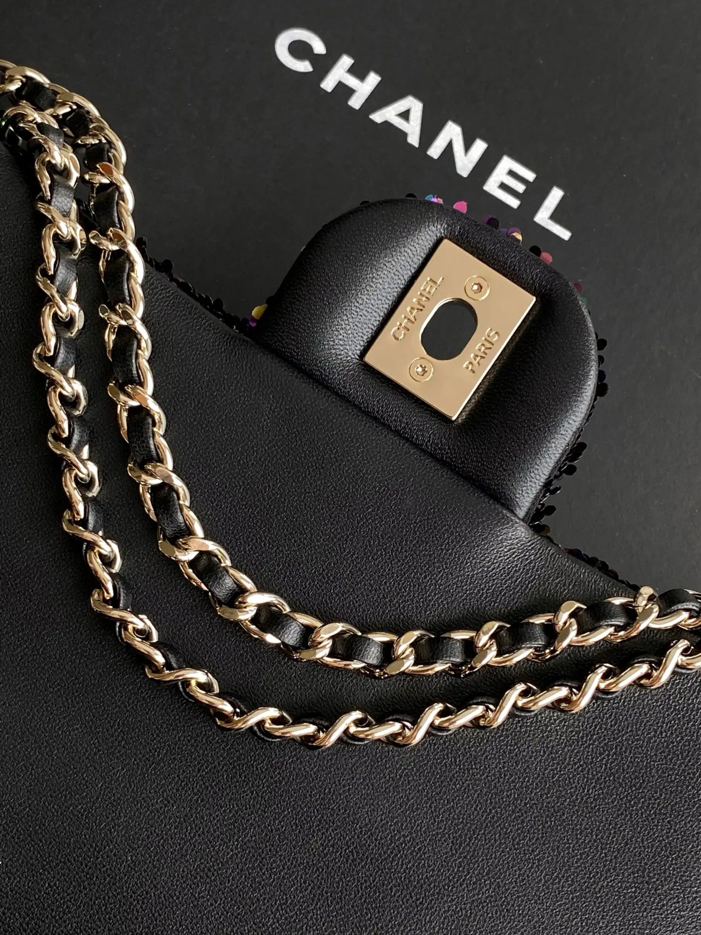 Chanel Flap Bag Sequins AS4561