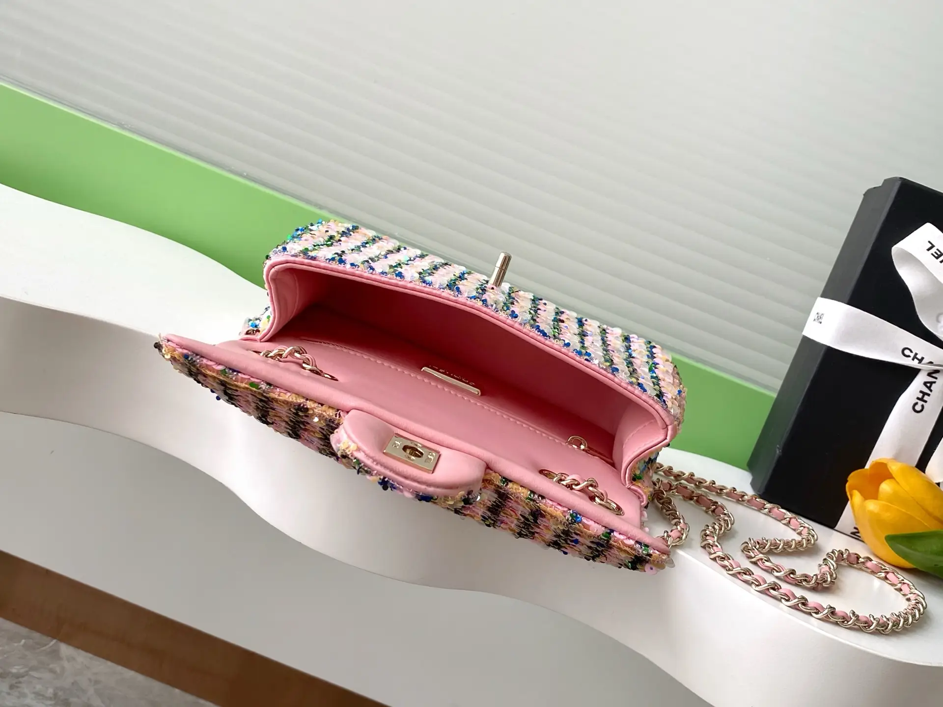 Chanel Flap Bag Sequins AS4561