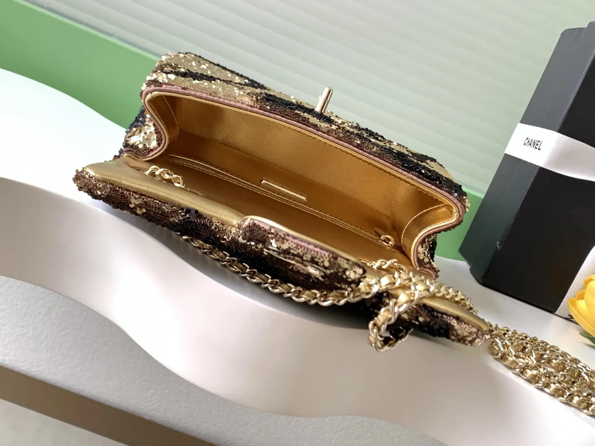 Chanel Flap Bag Sequins AS4561