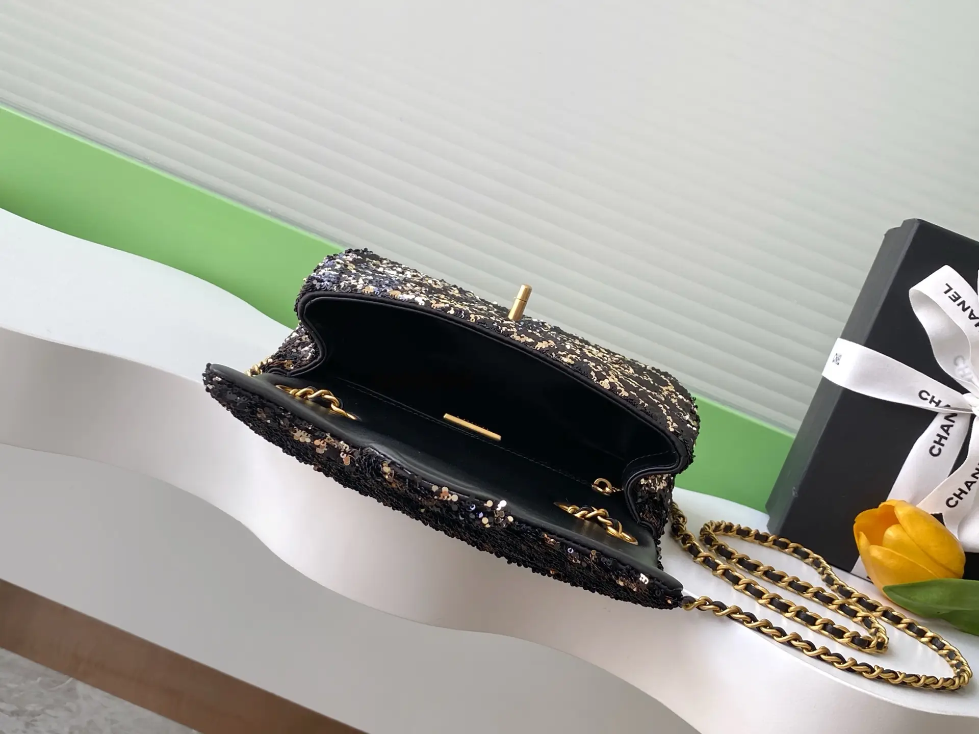 Chanel Flap Bag Sequins AS4561
