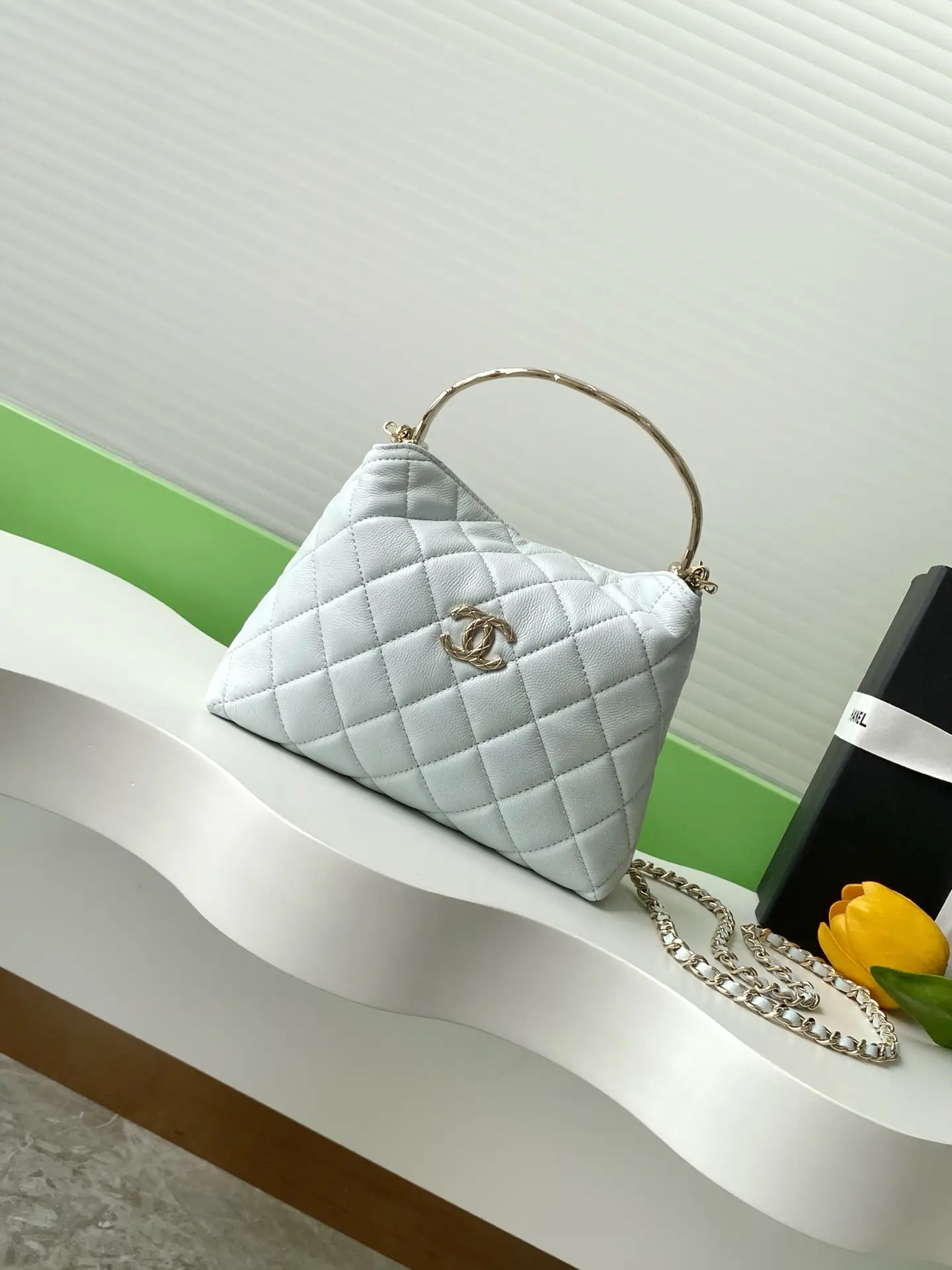 Chanel Handle Bag AP4591 Light Blue