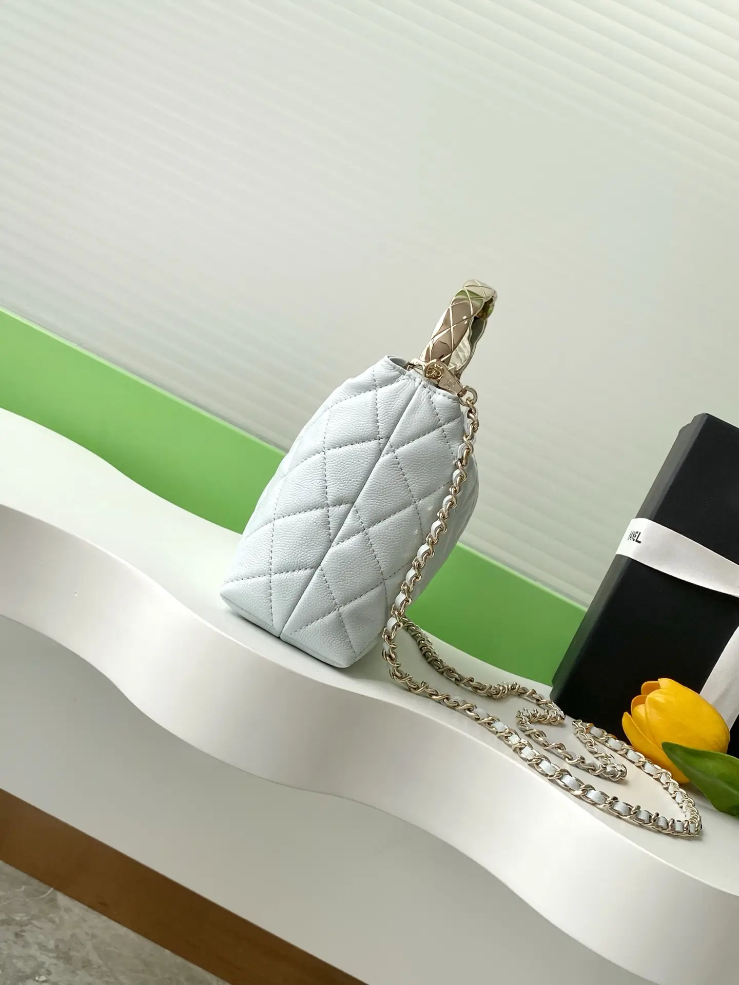 Chanel Handle Bag AP4591 Light Blue