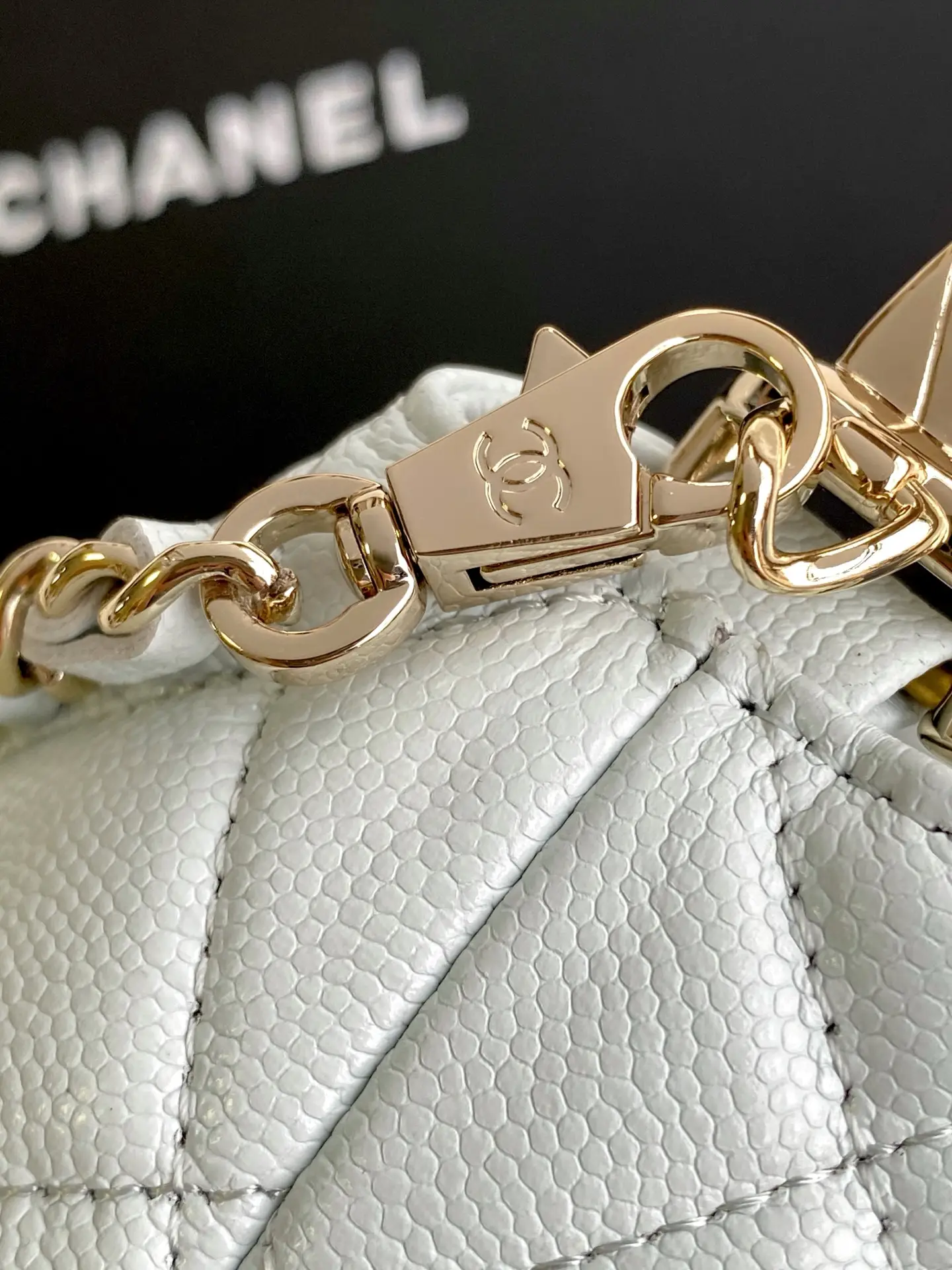 Chanel Handle Bag AP4591 Light Blue