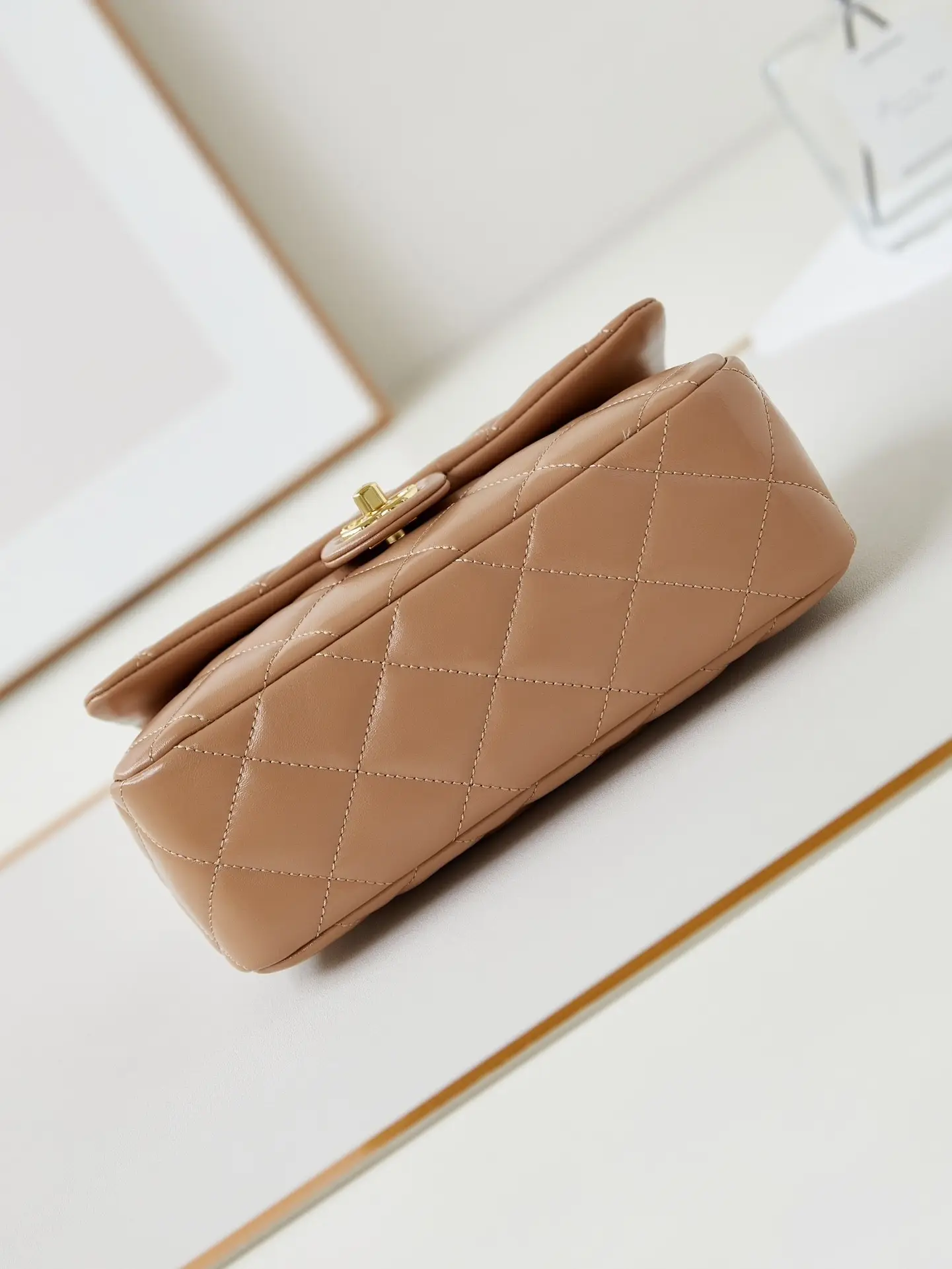 Chanel Handle Flap Bag AS5043 Beige