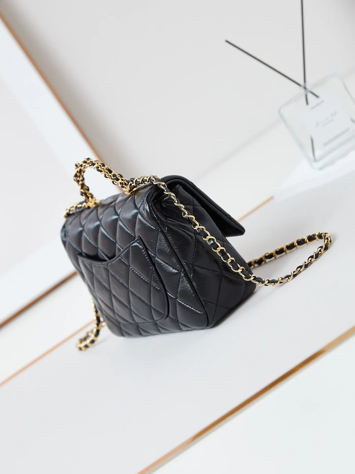 Chanel Handle Flap Bag AS5043 Black