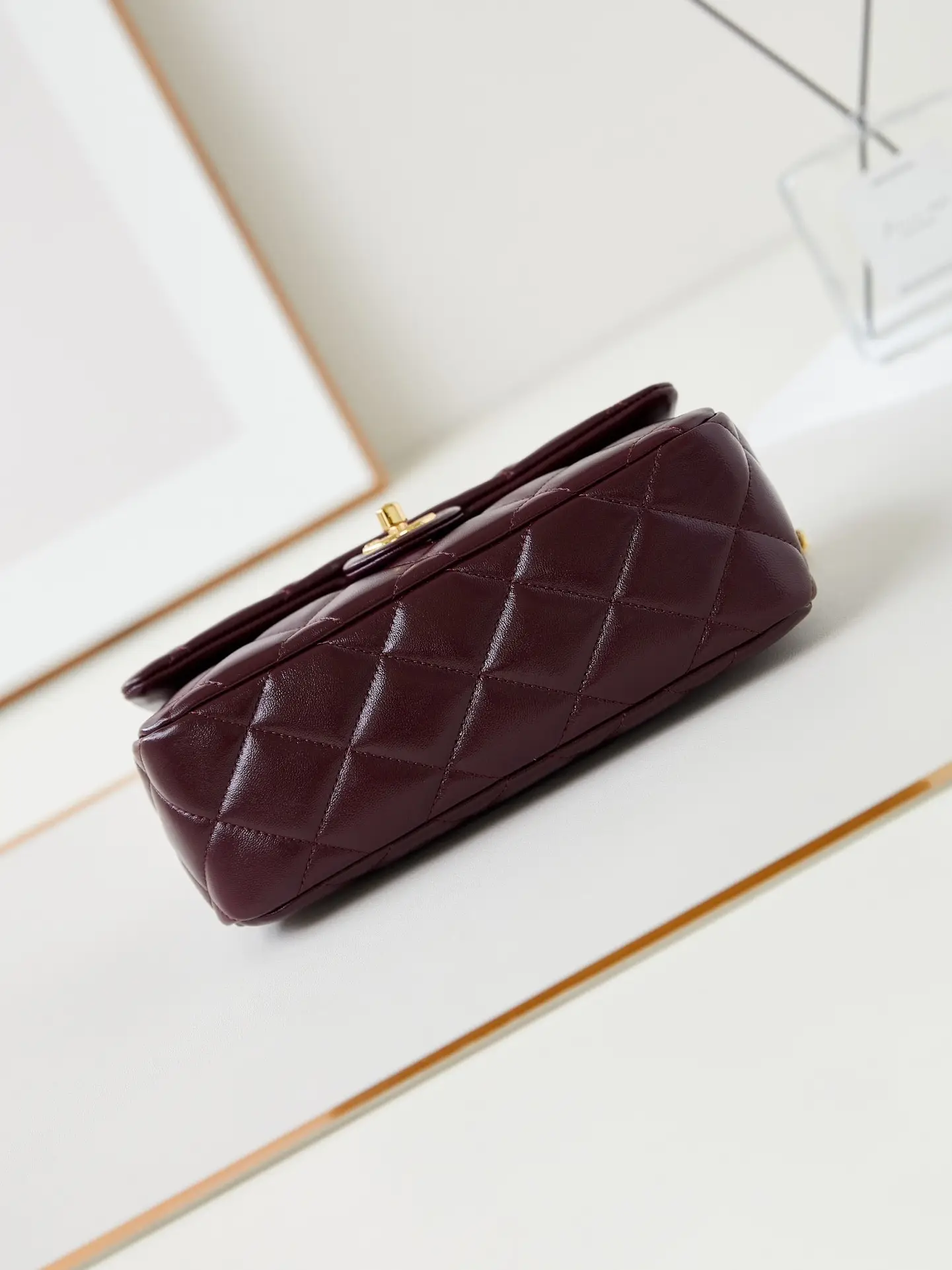 Chanel Handle Flap Bag AS5043 Burgundy