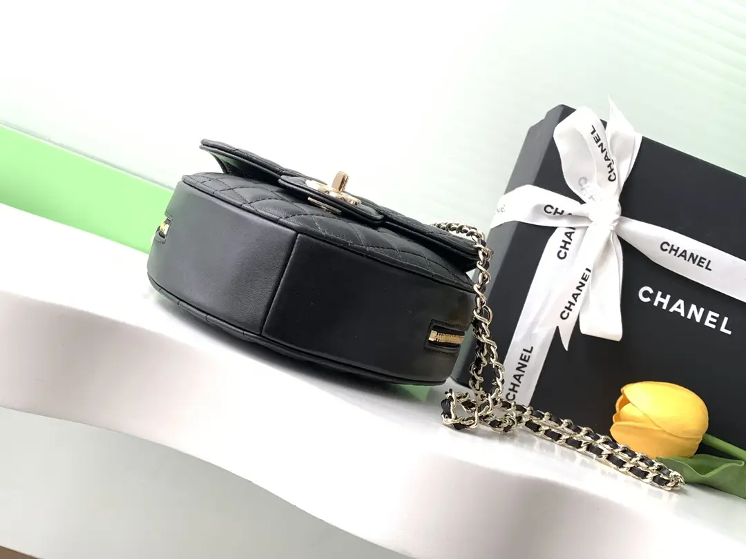 Chanel Heart-Shaped Bag AS3191 Black