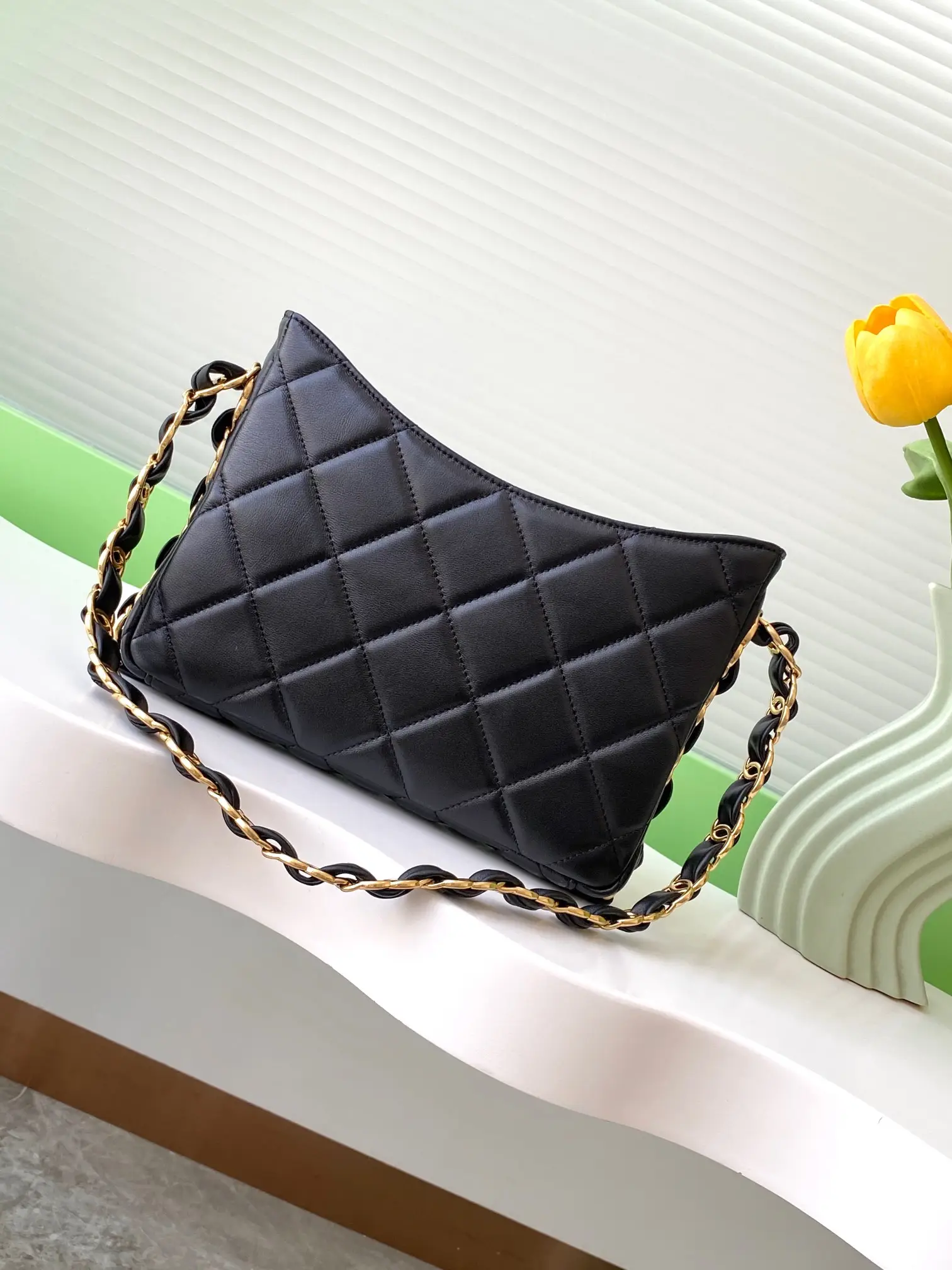 Chanel Hobo Handbag AS5177 Black