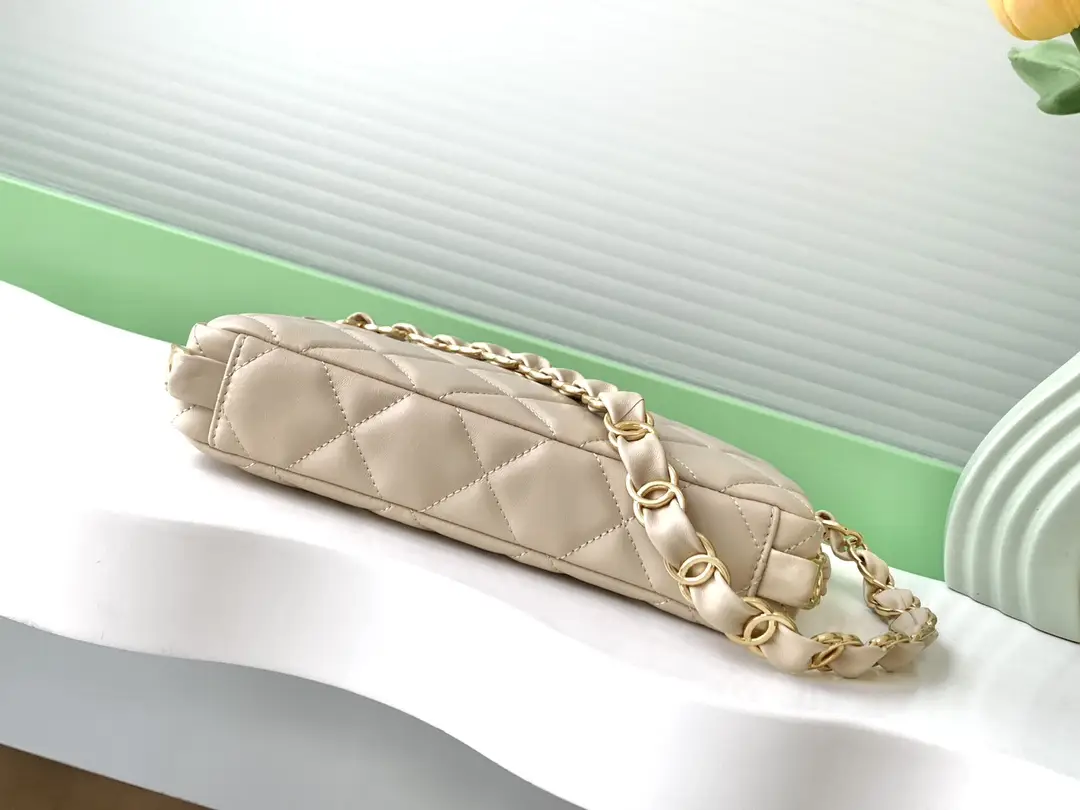 Chanel Hobo Handbag AS5177 Light Beige