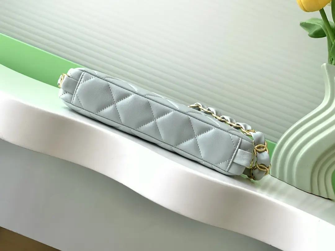 Chanel Hobo Handbag AS5177 Light Blue