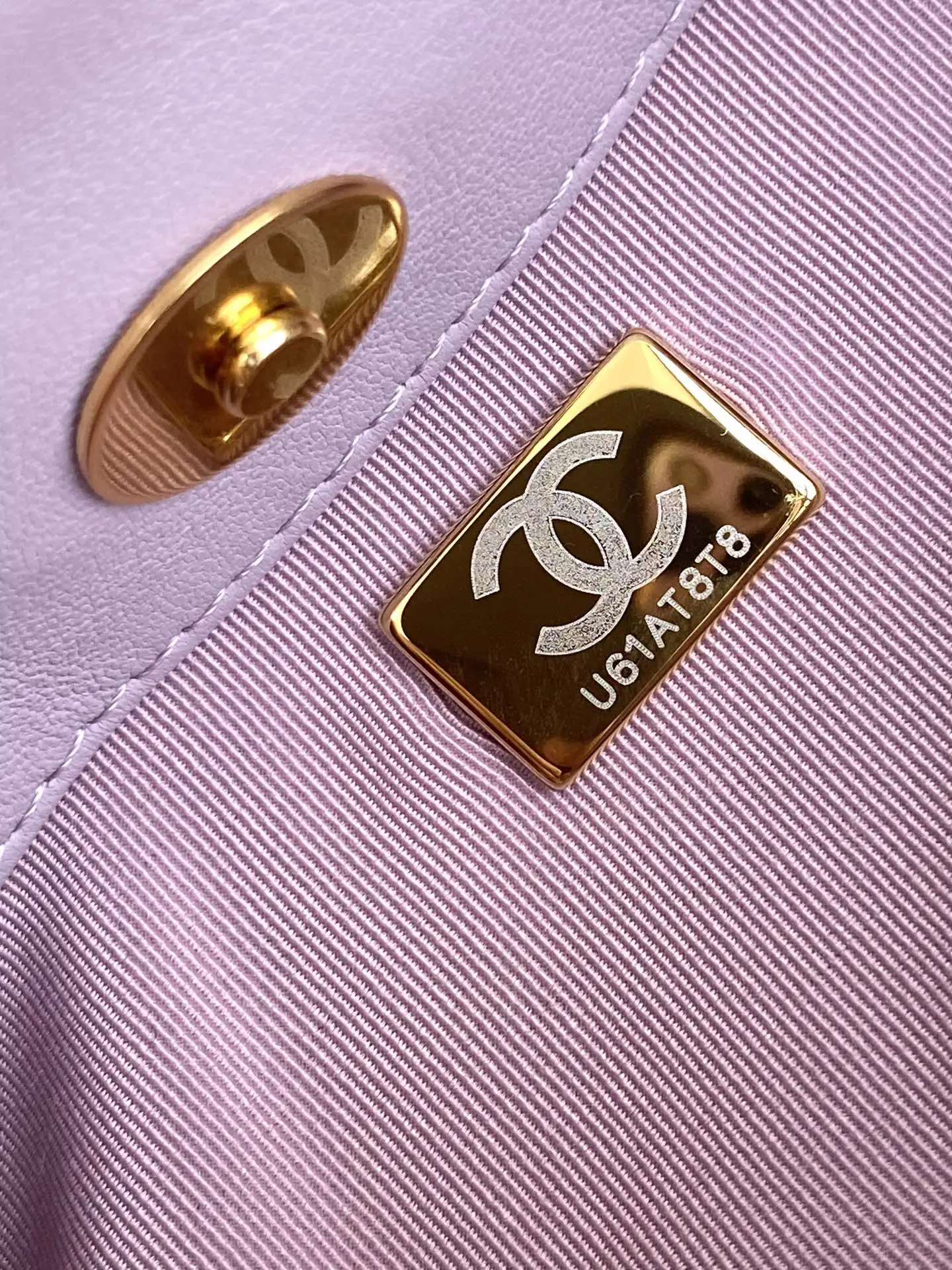 Chanel Hobo Handbag AS5177 Purple