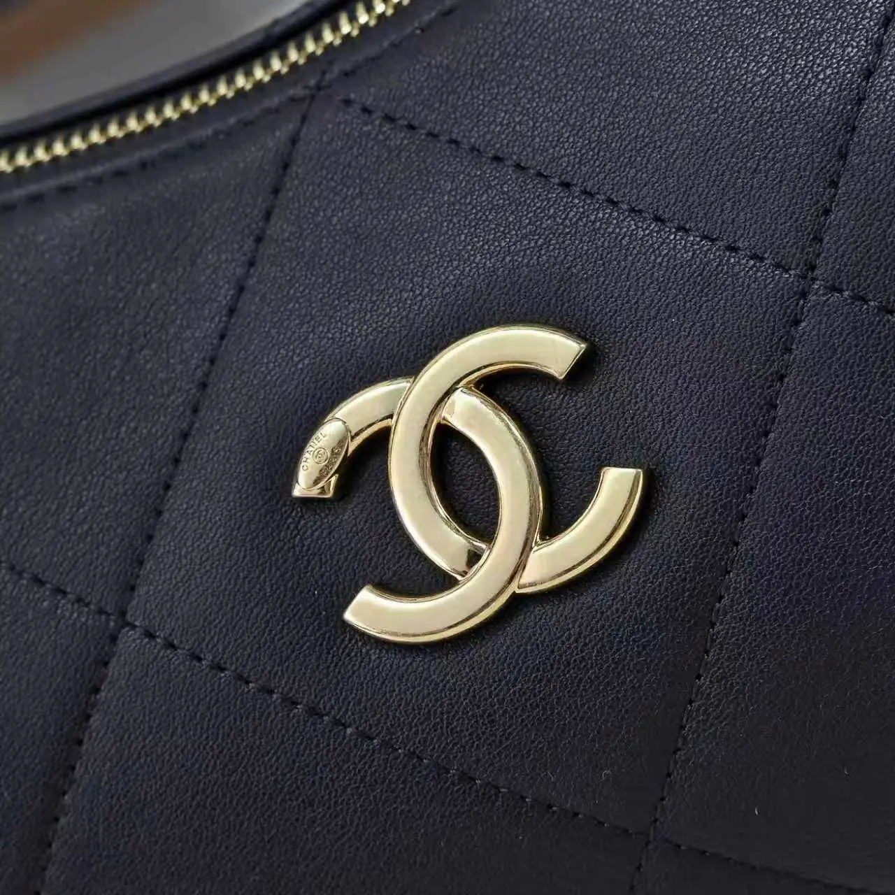 Chanel Hobo Handbag AS5837 Black