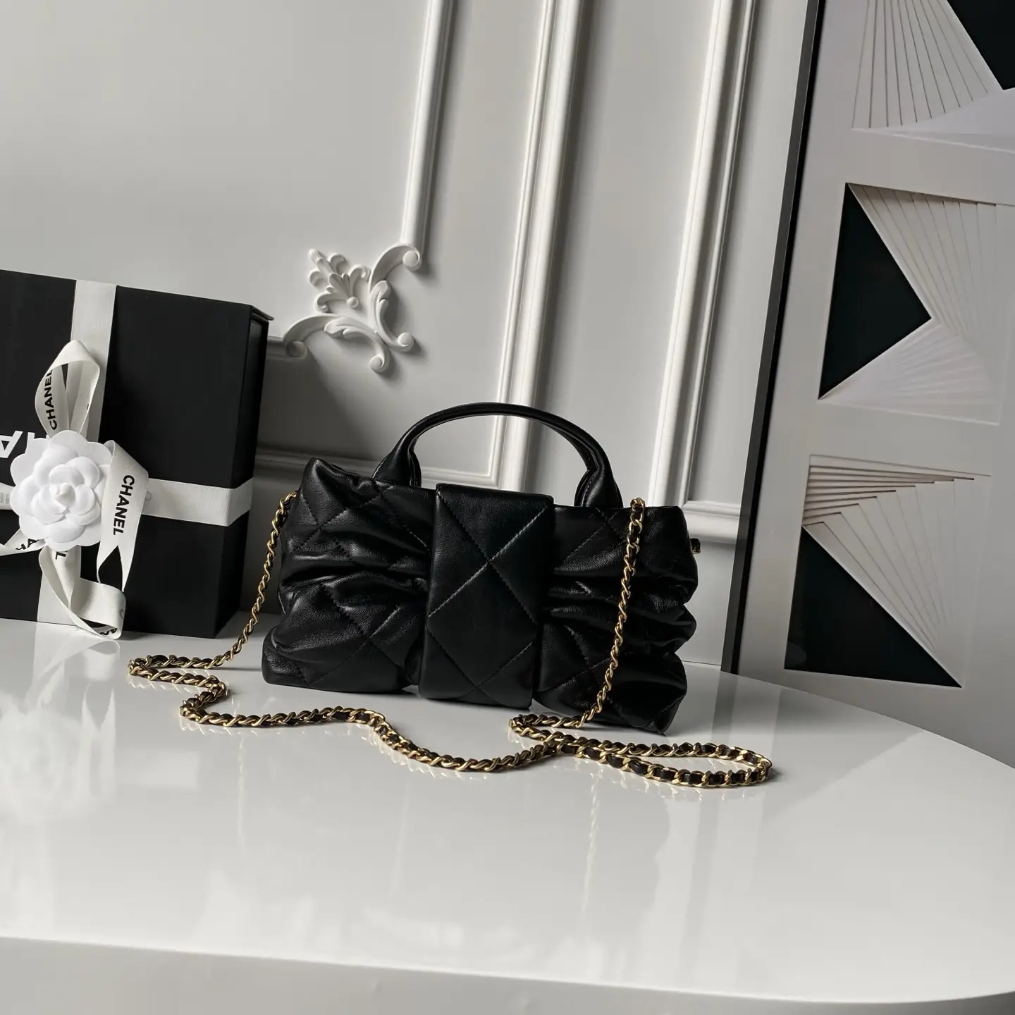 Chanel Mini Bow Bag AS5849 Black