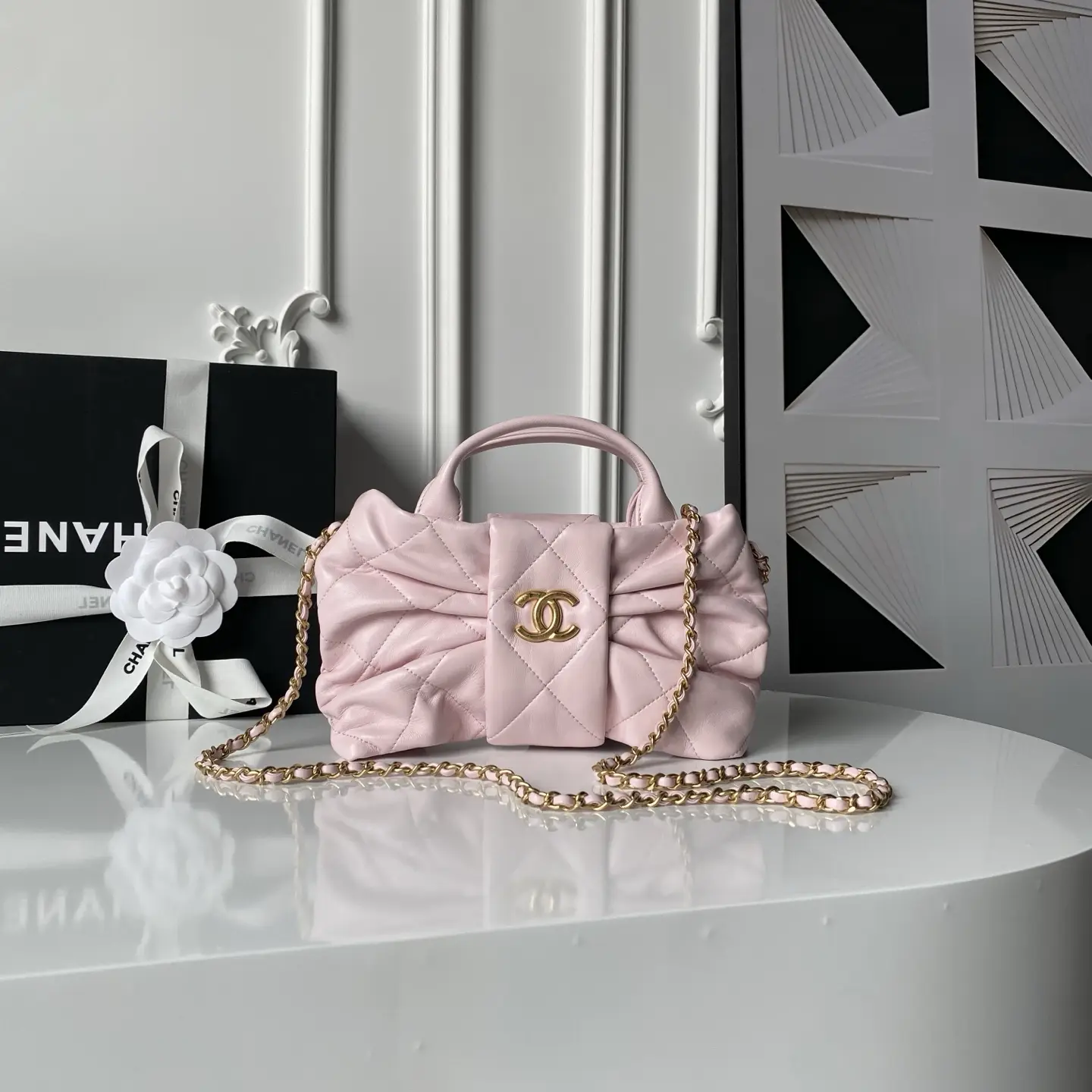 Chanel Mini Bow Bag AS5849 Pink