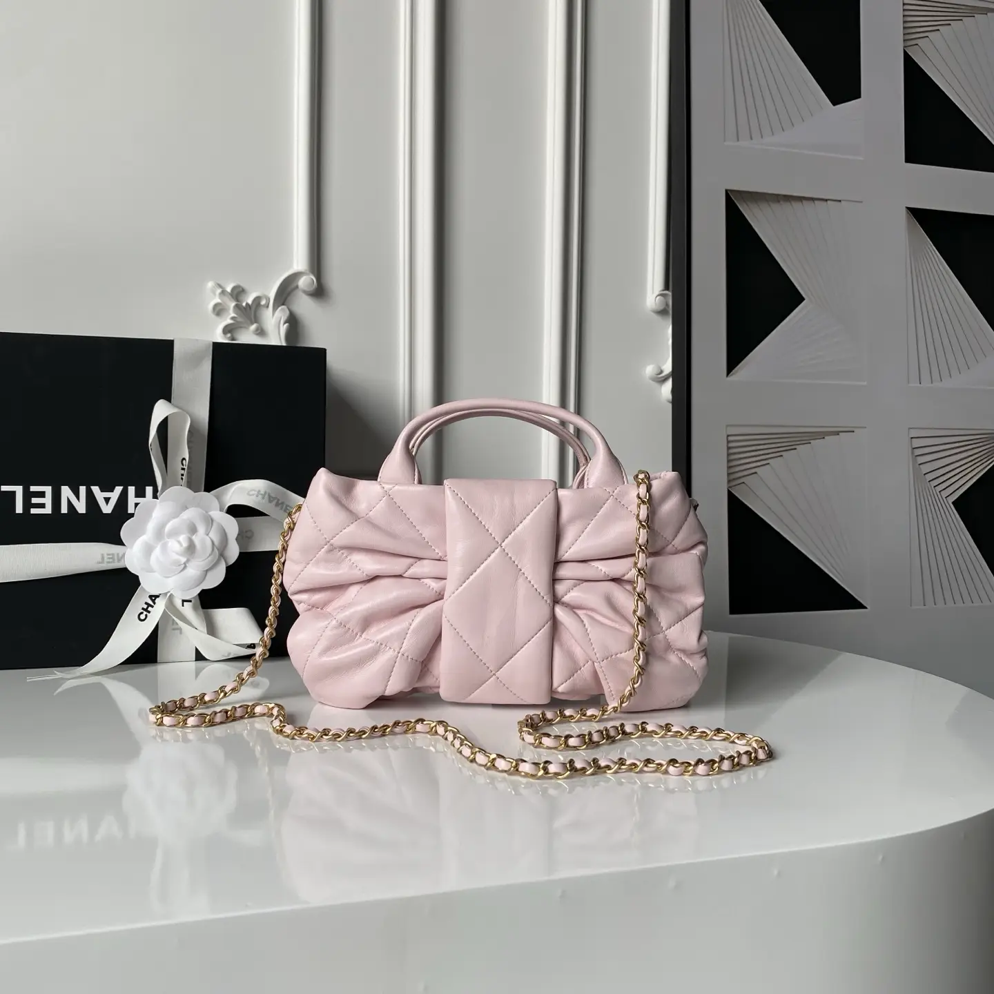 Chanel Mini Bow Bag AS5849 Pink