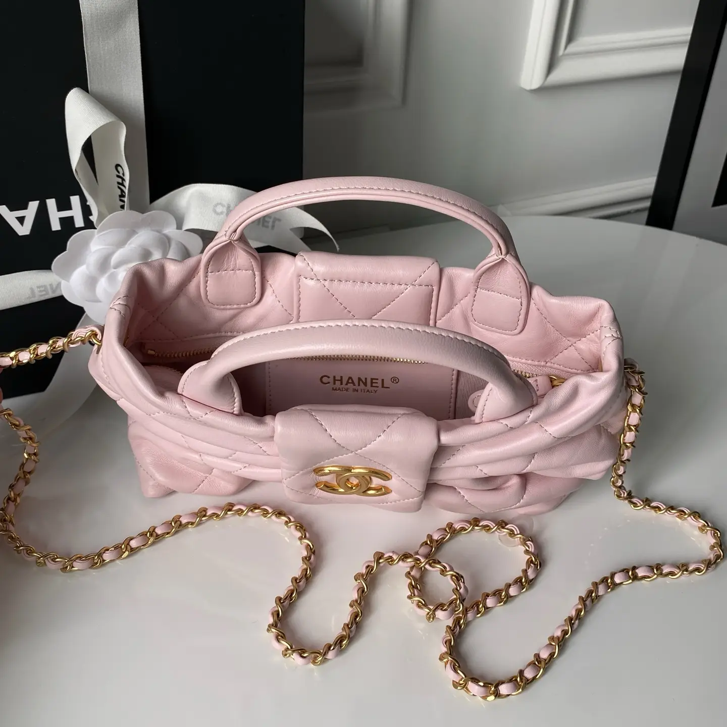 Chanel Mini Bow Bag AS5849 Pink