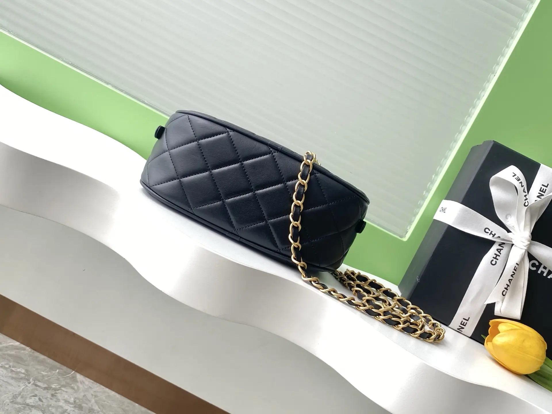 Chanel Mini Bowling Bag AS5572 Black