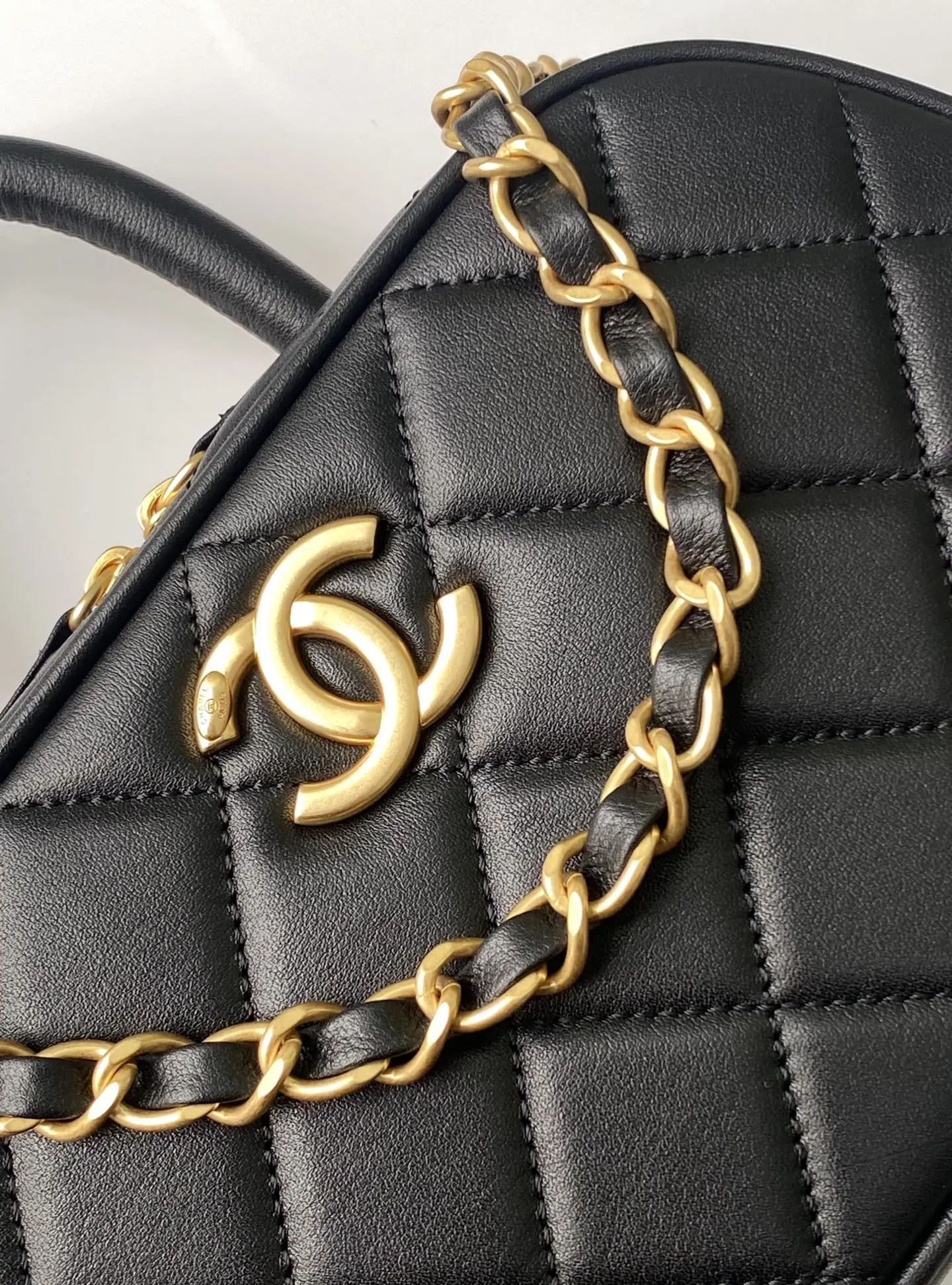 Chanel Mini Bowling Bag AS5572 Black
